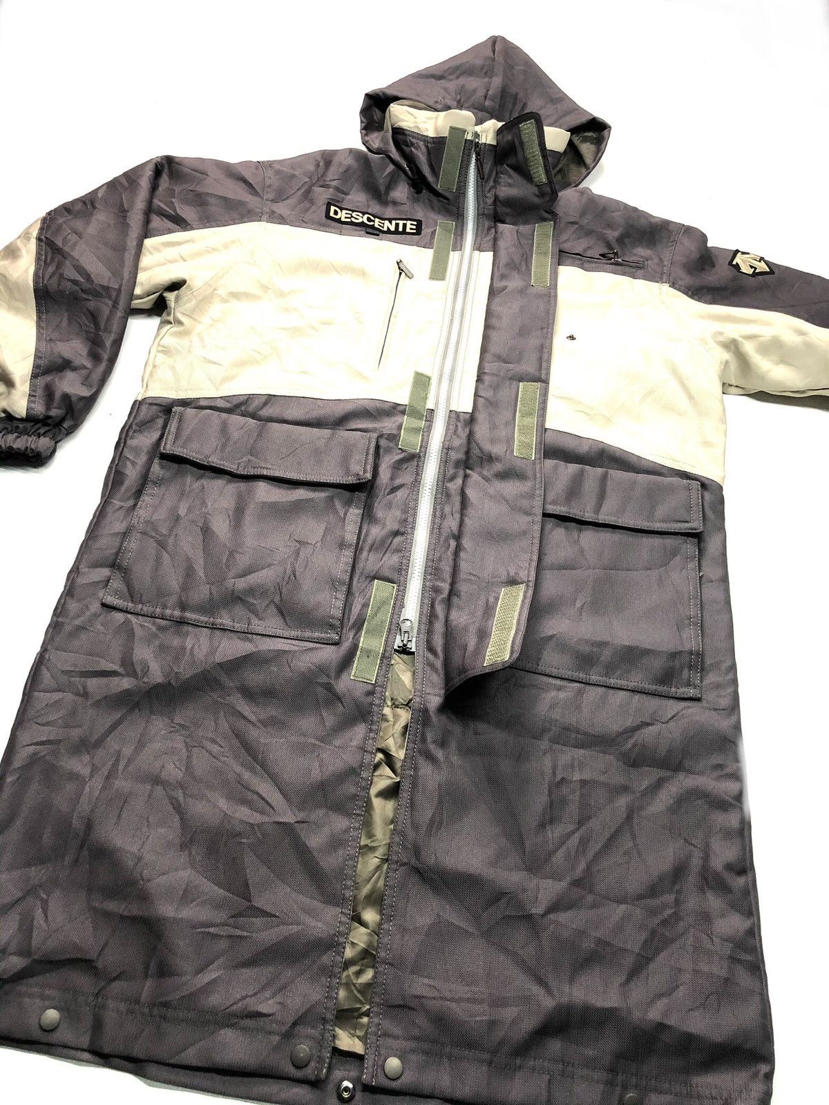 Descente × Vintage VINTAGE DESCENTE LONG PARKA HOODIE JACKET JAPAN Size US L / EU 52-54 / 3 - 11 Thumbnail