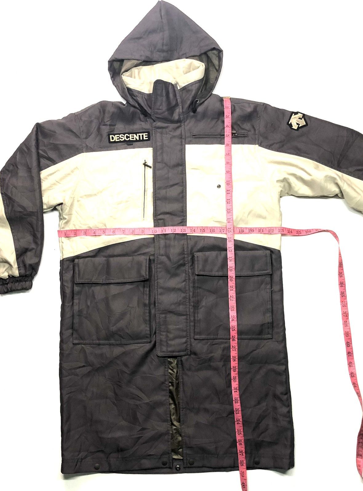 Descente × Vintage VINTAGE DESCENTE LONG PARKA HOODIE JACKET JAPAN Size US L / EU 52-54 / 3 - 15 Thumbnail
