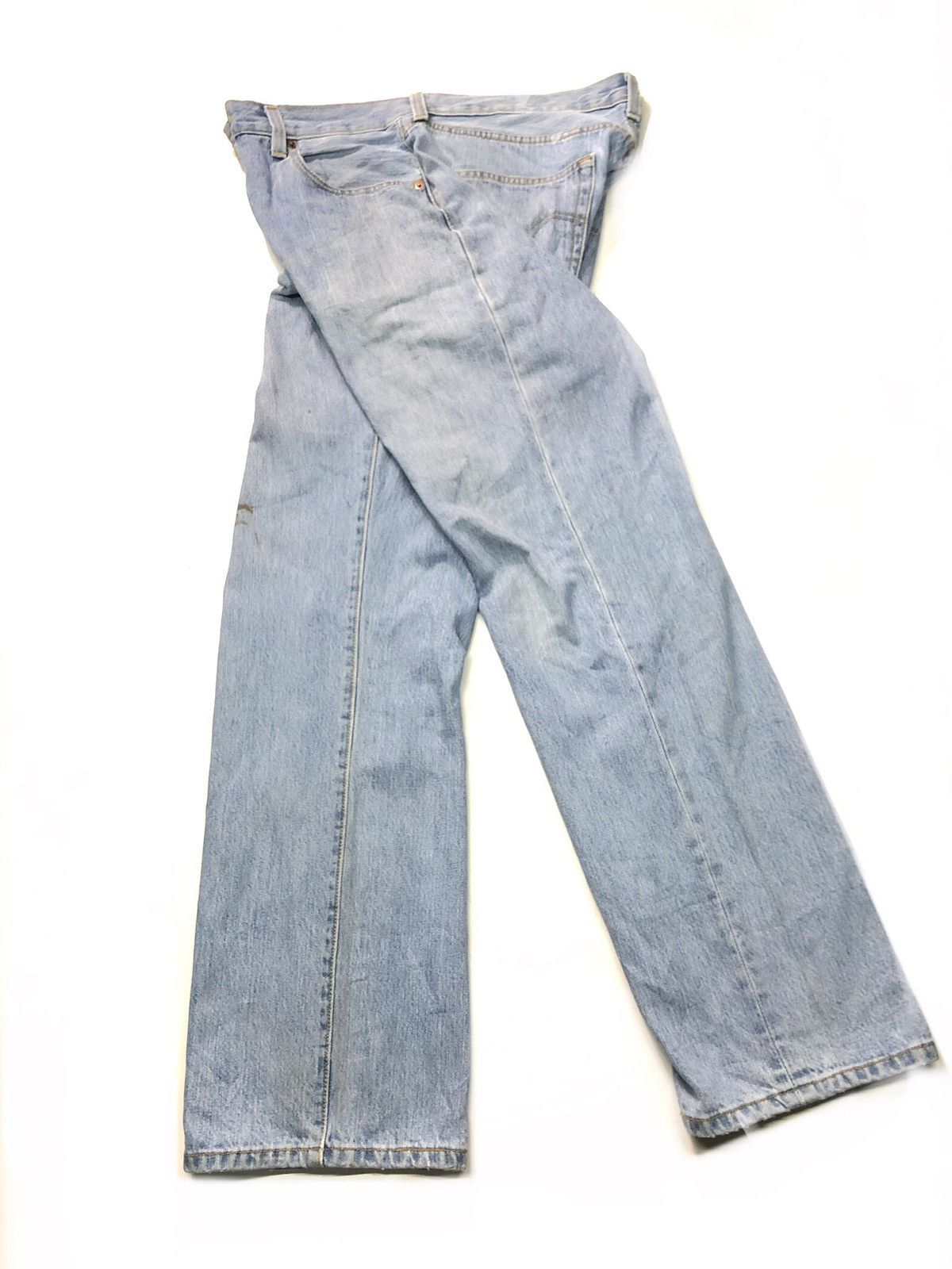 Levi's × Levi's Vintage Clothing × Vintage VINTAGE LEVIS 501 BLUE WASH DENIM Size US 35 - 2 Thumbnail