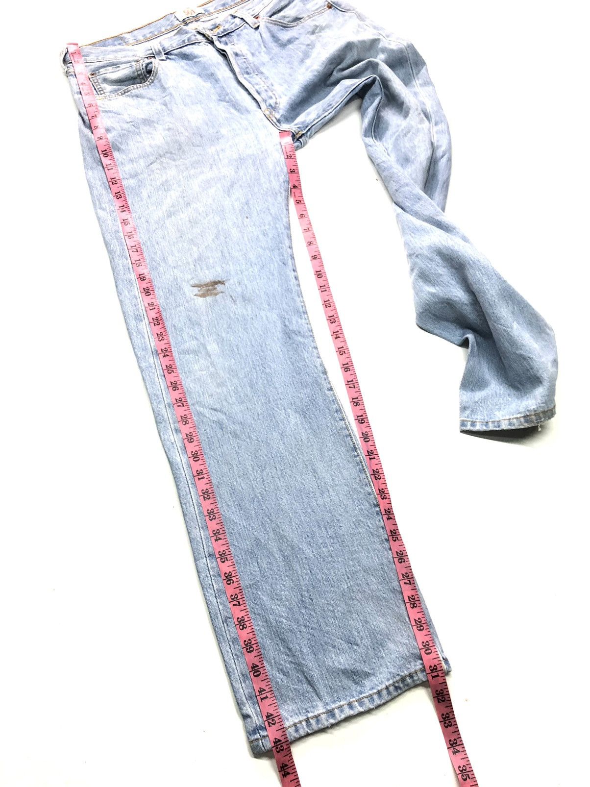 Levi's × Levi's Vintage Clothing × Vintage VINTAGE LEVIS 501 BLUE WASH DENIM Size US 35 - 20 Thumbnail
