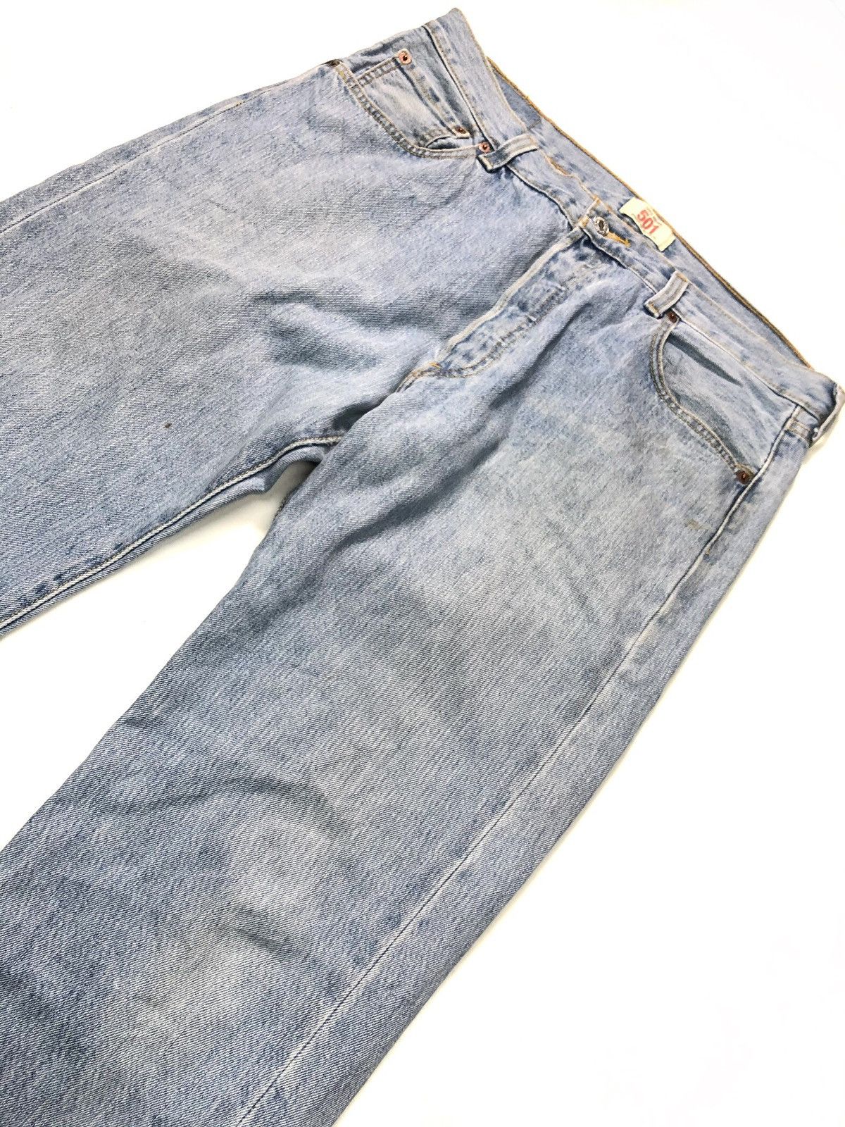 Levi's × Levi's Vintage Clothing × Vintage VINTAGE LEVIS 501 BLUE WASH DENIM Size US 35 - 4 Thumbnail