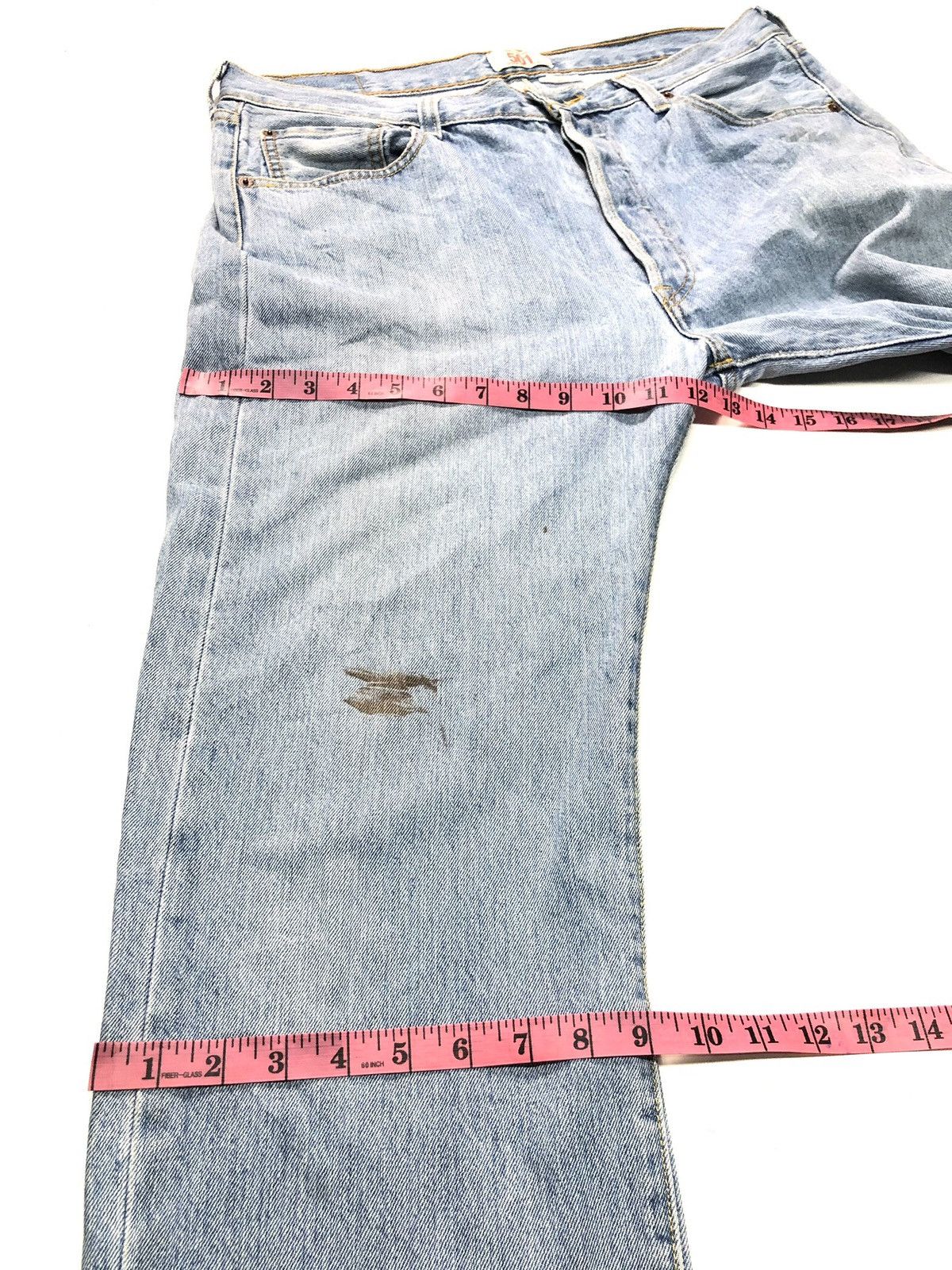 Levi's × Levi's Vintage Clothing × Vintage VINTAGE LEVIS 501 BLUE WASH DENIM Size US 35 - 18 Thumbnail