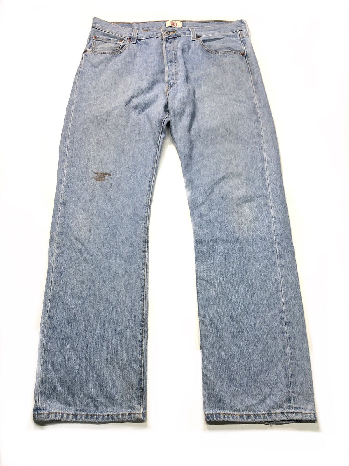 Levi's × Levi's Vintage Clothing × Vintage VINTAGE LEVIS 501 BLUE WASH DENIM Size US 35 - 3 Thumbnail