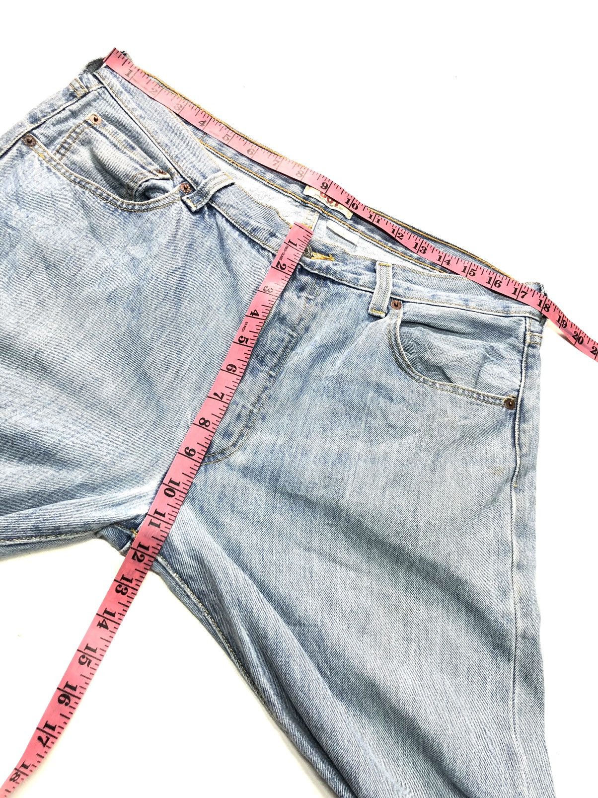 Levi's × Levi's Vintage Clothing × Vintage VINTAGE LEVIS 501 BLUE WASH DENIM Size US 35 - 17 Thumbnail