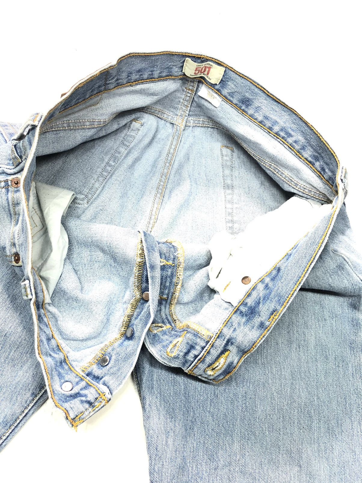 Levi's × Levi's Vintage Clothing × Vintage VINTAGE LEVIS 501 BLUE WASH DENIM Size US 35 - 11 Thumbnail