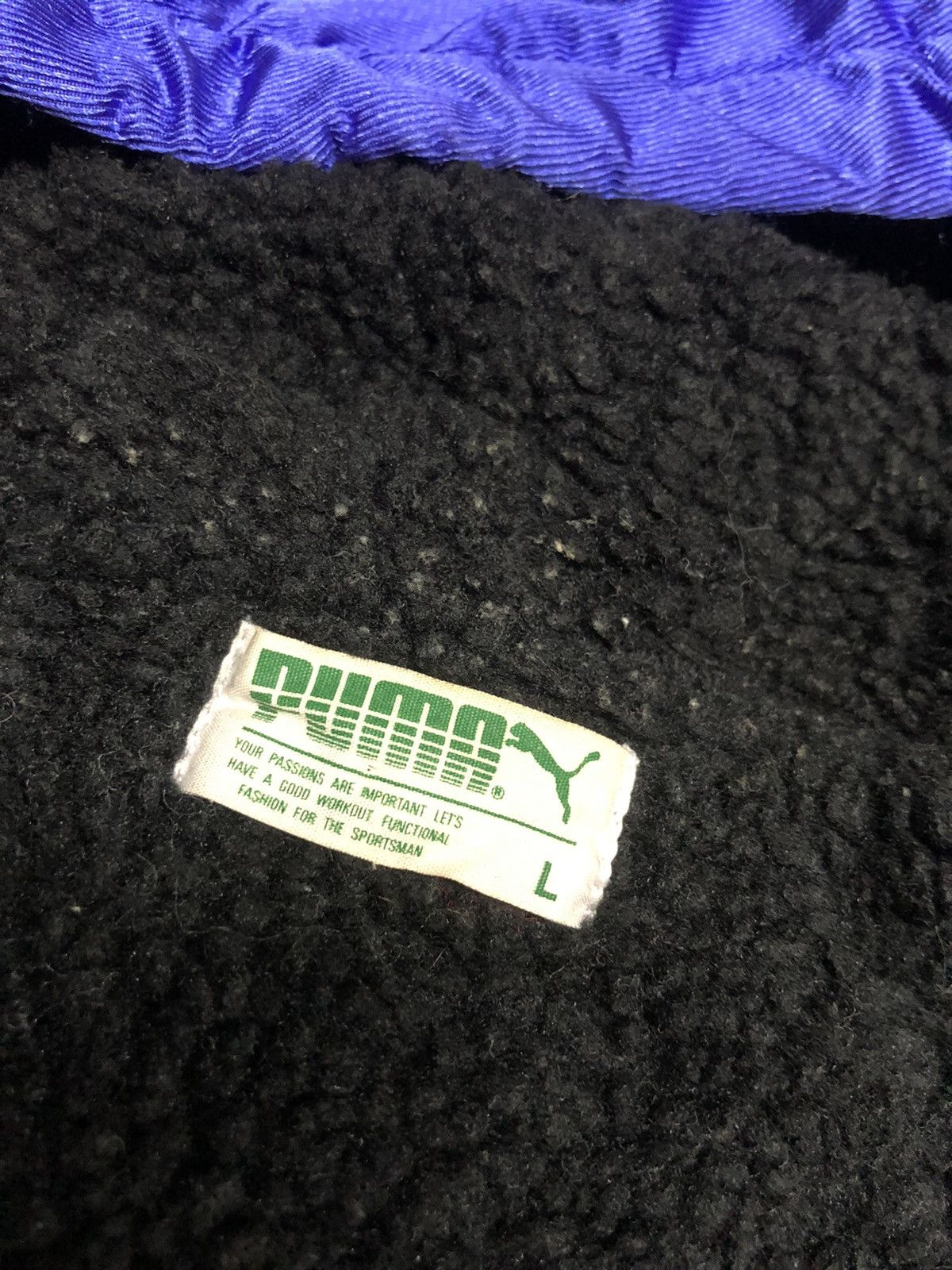 Puma × Vintage VINTAGE PUMA PERFORMANCE SHOT ADVANTAGE SHERPA COACH JACKET Size US L / EU 52-54 / 3 - 10 Thumbnail