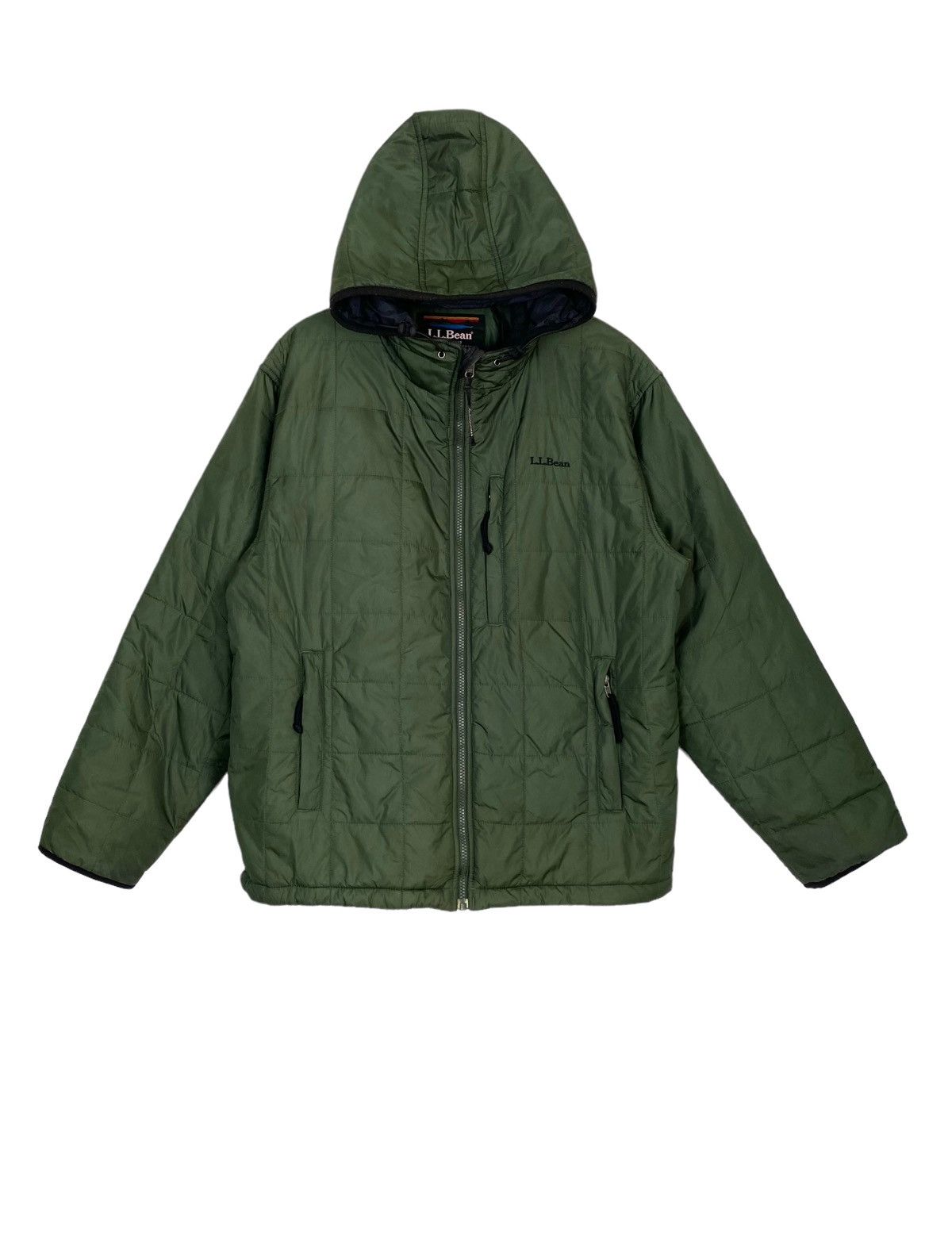 L.L. Bean Ll Bean Outdoor Puffer Hoodie Jacket Embroidery Small Logo Size US M / EU 48-50 / 2 - 1 Thumbnail