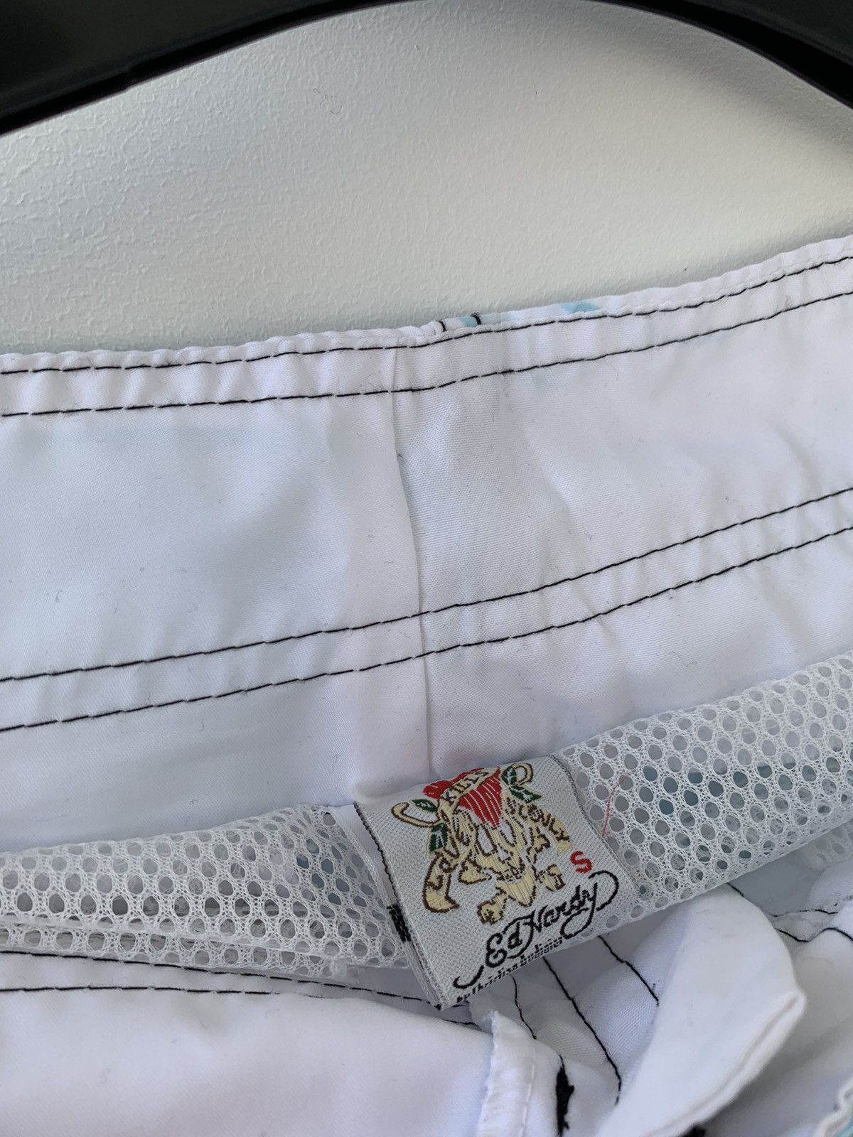 Christian Audigier × Ed Hardy × Vintage Ed Hardy Love Kills Slowly Vintage Shorts Size US 31 - 5 Thumbnail