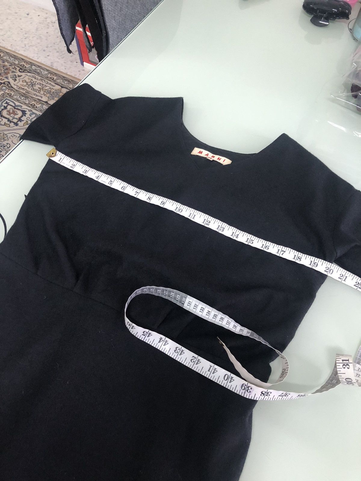 Marni 🥷🏿Vintage Marni Wool Long Blouse Size XS / US 0-2 / IT 36-38 - 18 Thumbnail