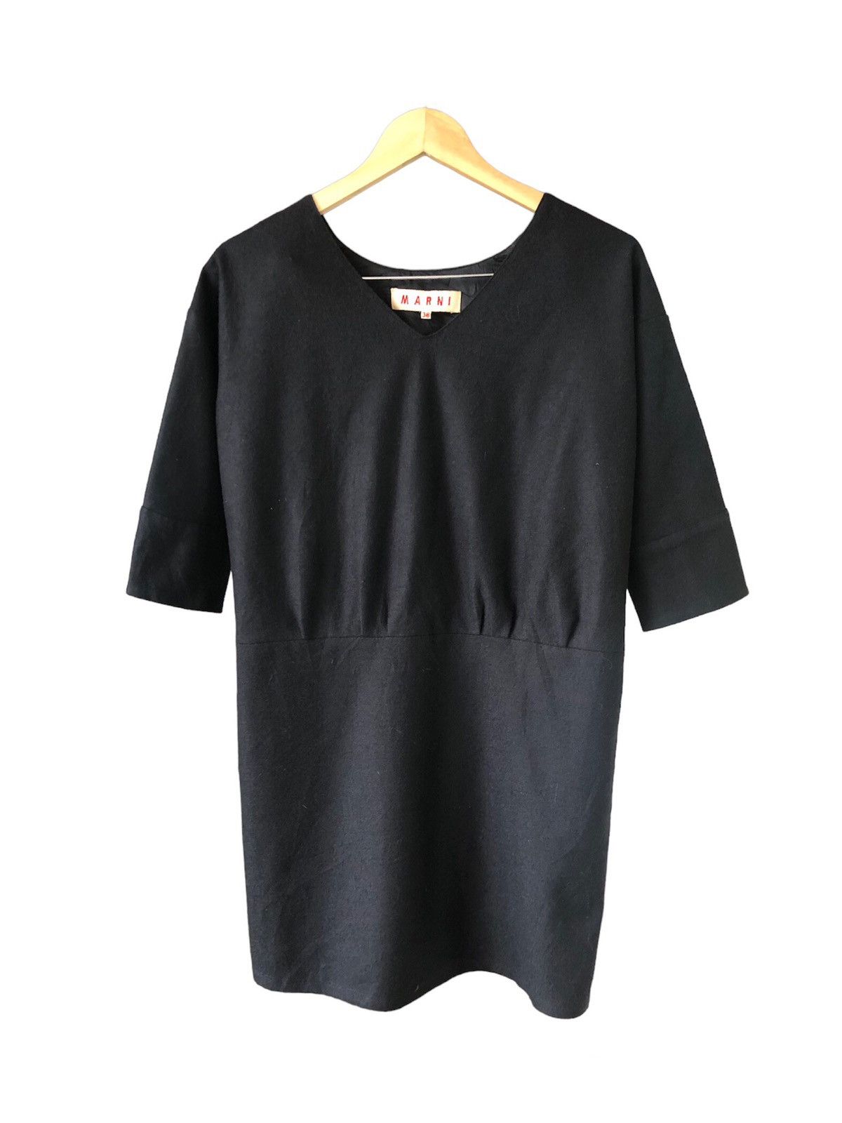 Marni 🥷🏿Vintage Marni Wool Long Blouse Size XS / US 0-2 / IT 36-38 - 1 Thumbnail