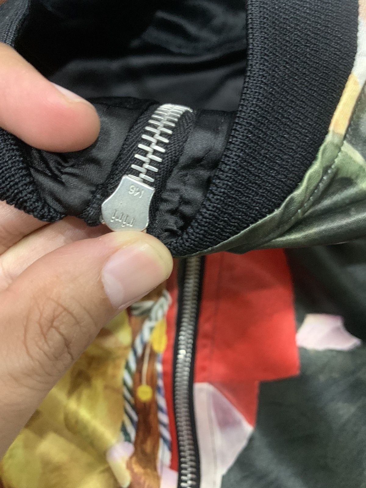 Japanese Brand GO DO UK DESIGNER 2019 ORIENTAL MOTIVE PRINT BOMBER JACKET Size US L / EU 52-54 / 3 - 8 Thumbnail