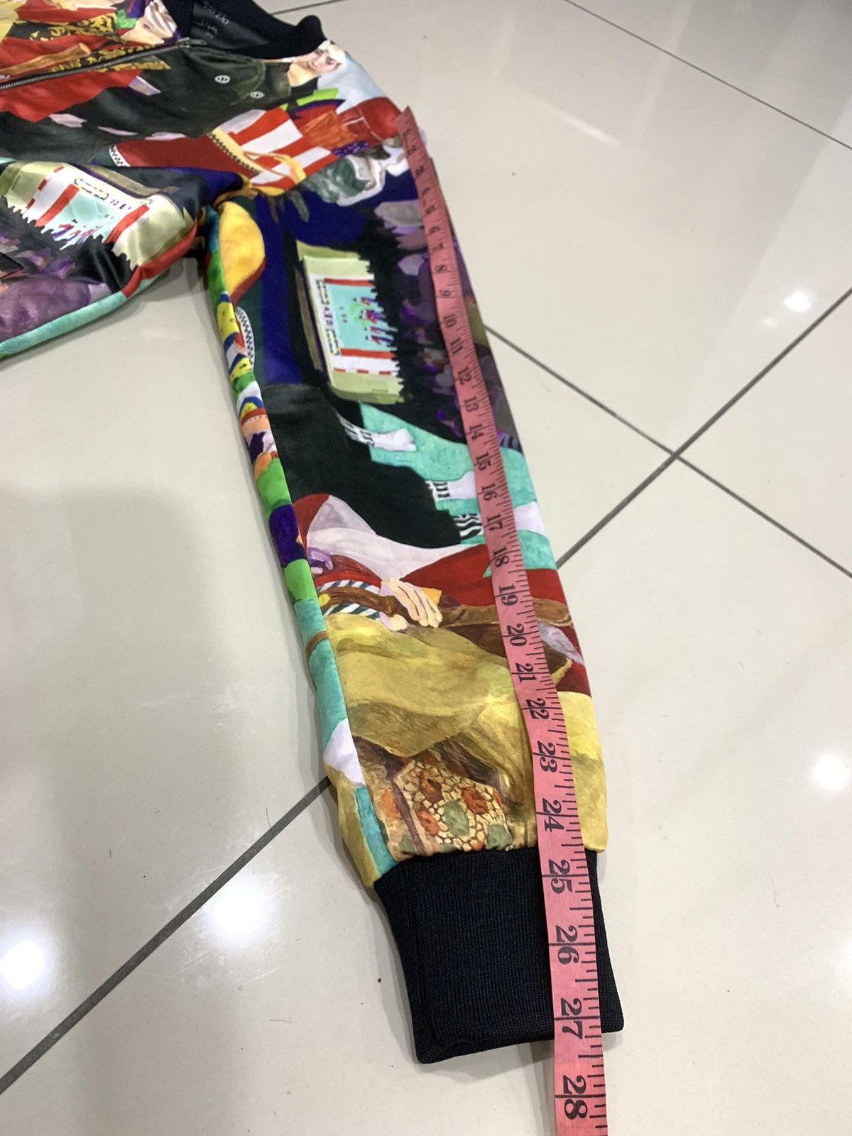 Japanese Brand GO DO UK DESIGNER 2019 ORIENTAL MOTIVE PRINT BOMBER JACKET Size US L / EU 52-54 / 3 - 5 Thumbnail