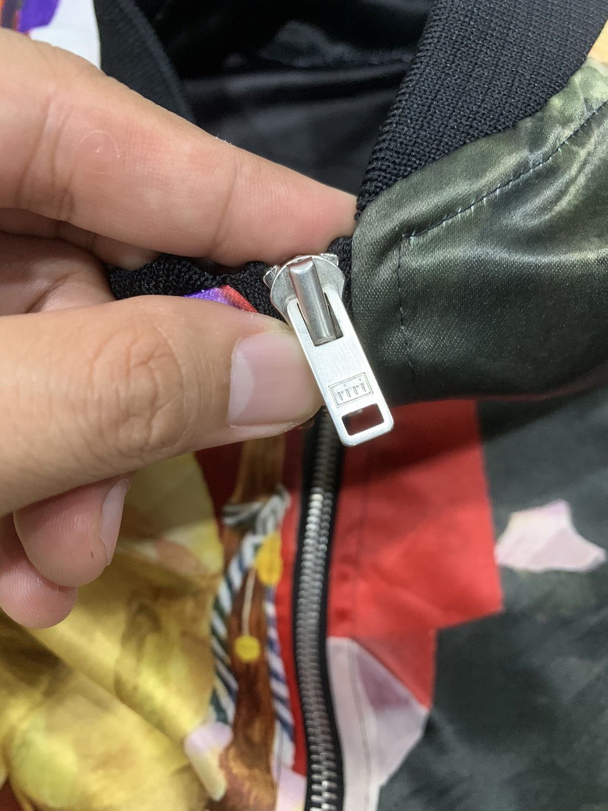 Japanese Brand GO DO UK DESIGNER 2019 ORIENTAL MOTIVE PRINT BOMBER JACKET Size US L / EU 52-54 / 3 - 7 Thumbnail