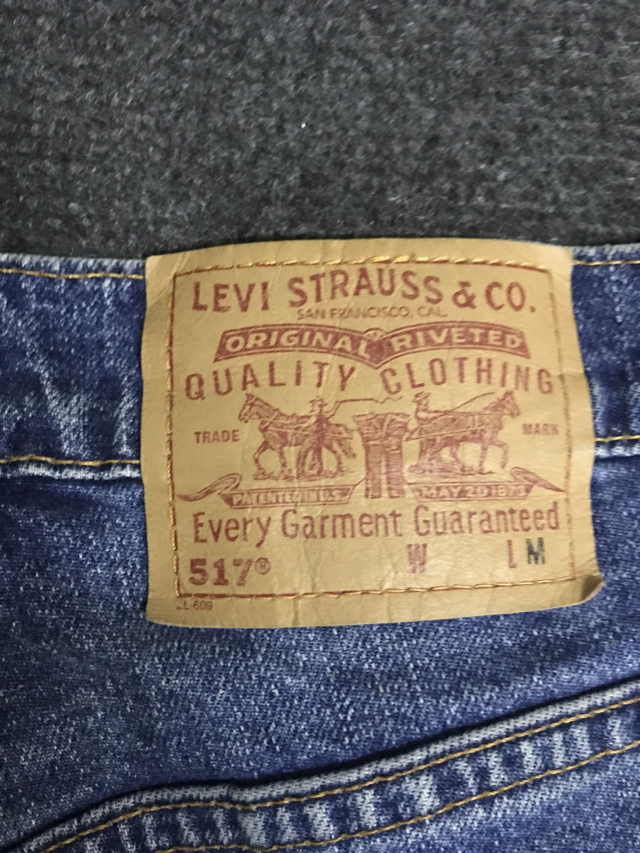 Levi's VL154 Vintage Levis 517 Flare Jeans Size 28" / US 6 / IT 42 - 17 Thumbnail