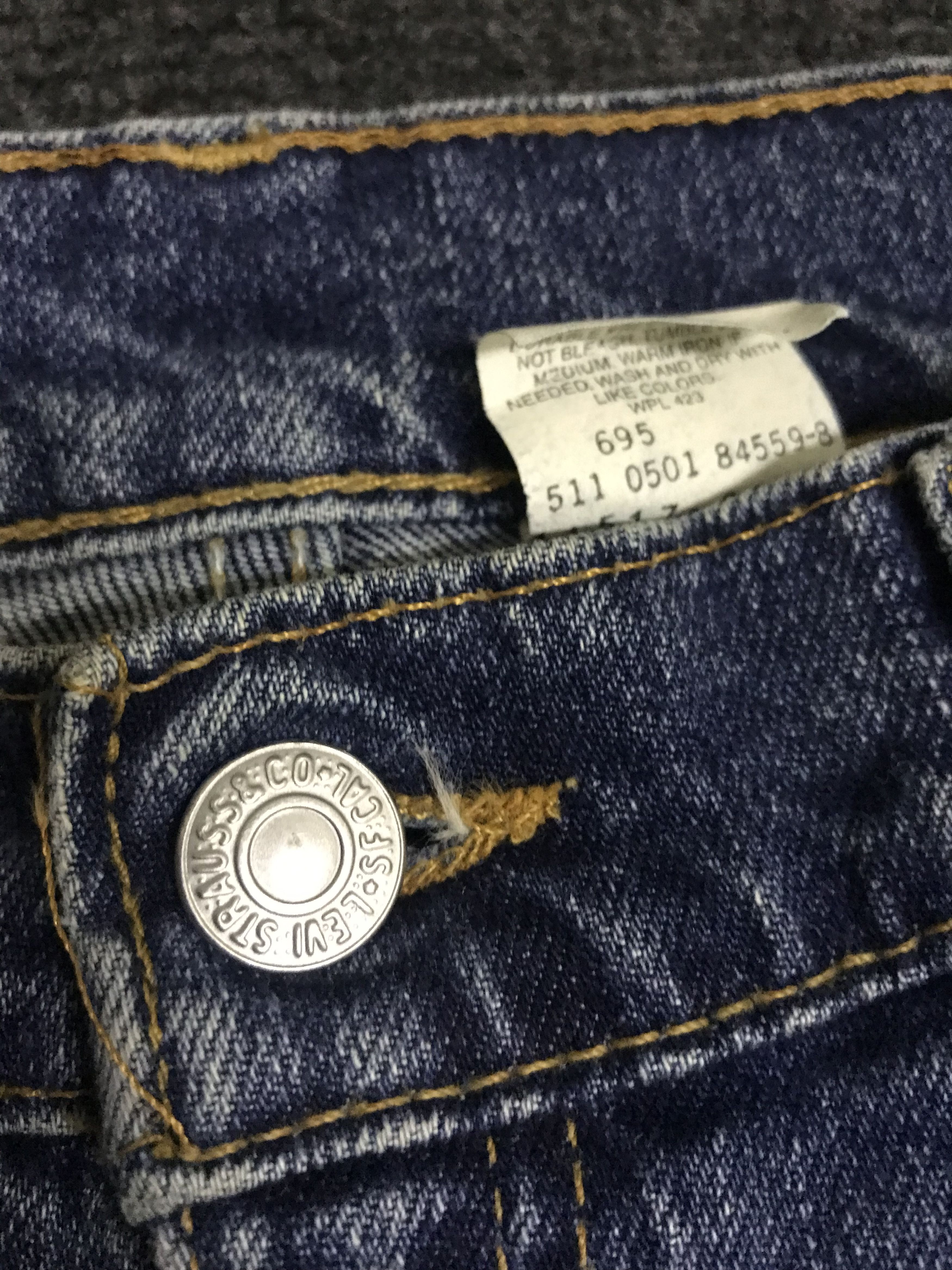 Levi's VL154 Vintage Levis 517 Flare Jeans Size 28" / US 6 / IT 42 - 7 Thumbnail