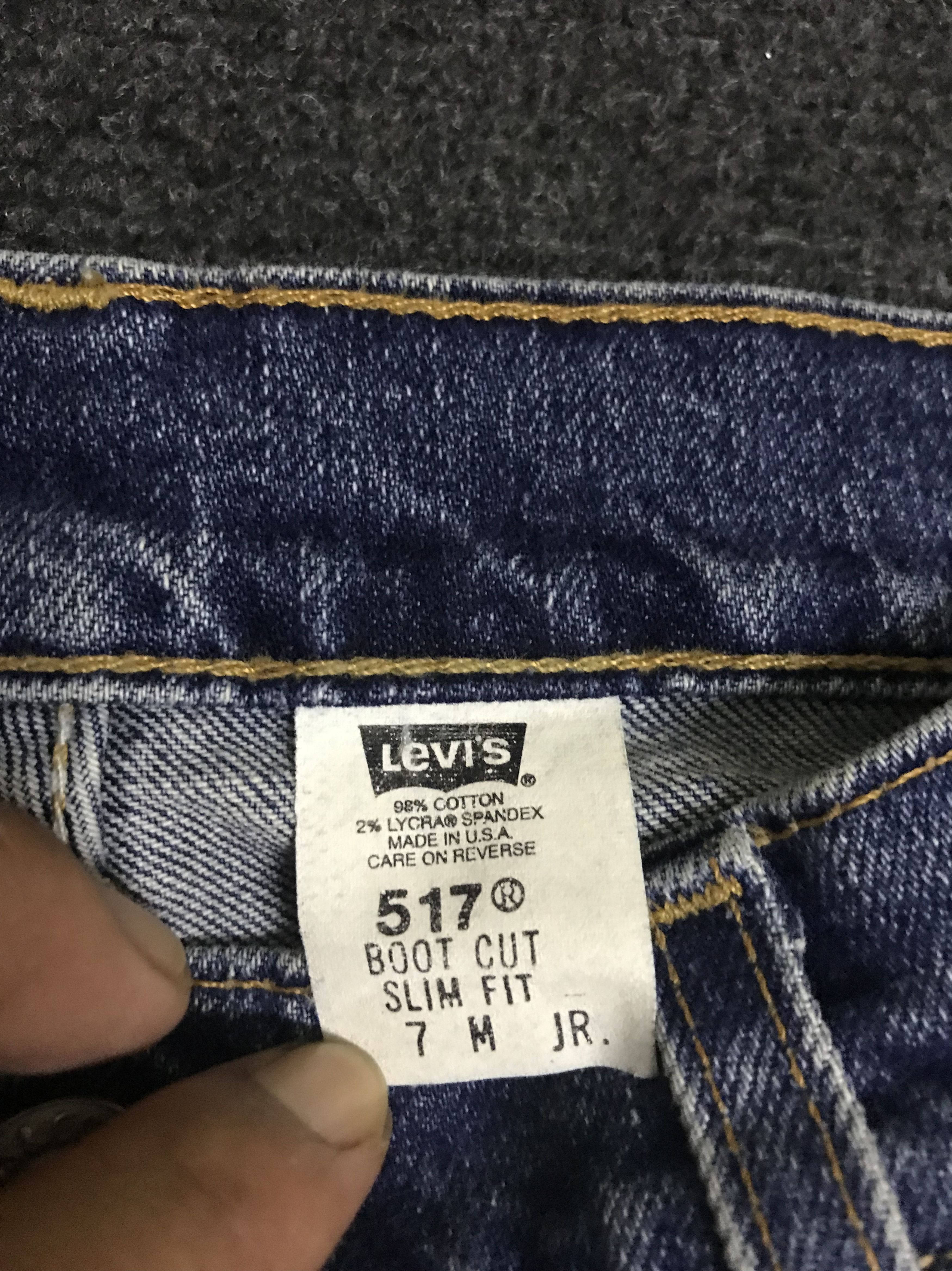 Levi's VL154 Vintage Levis 517 Flare Jeans Size 28" / US 6 / IT 42 - 9 Thumbnail