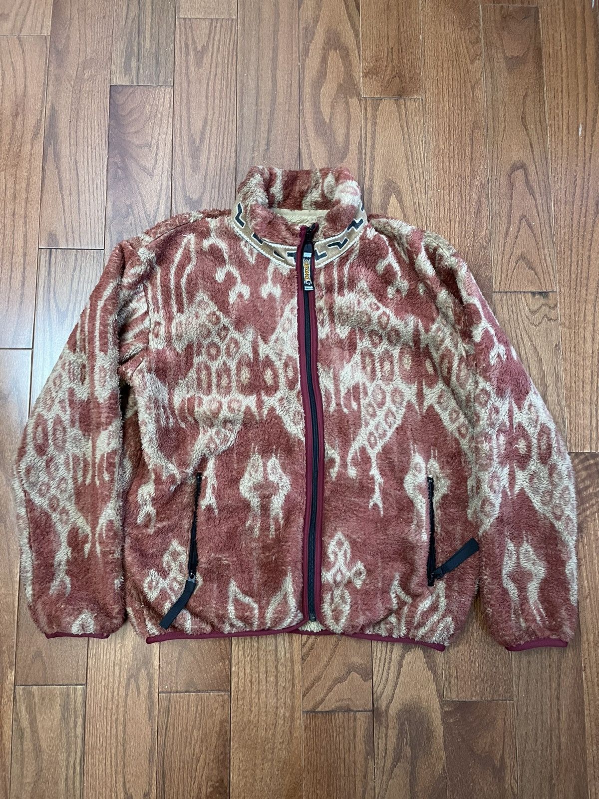 Kapital Java Kasuri Zip Fleece Jacket