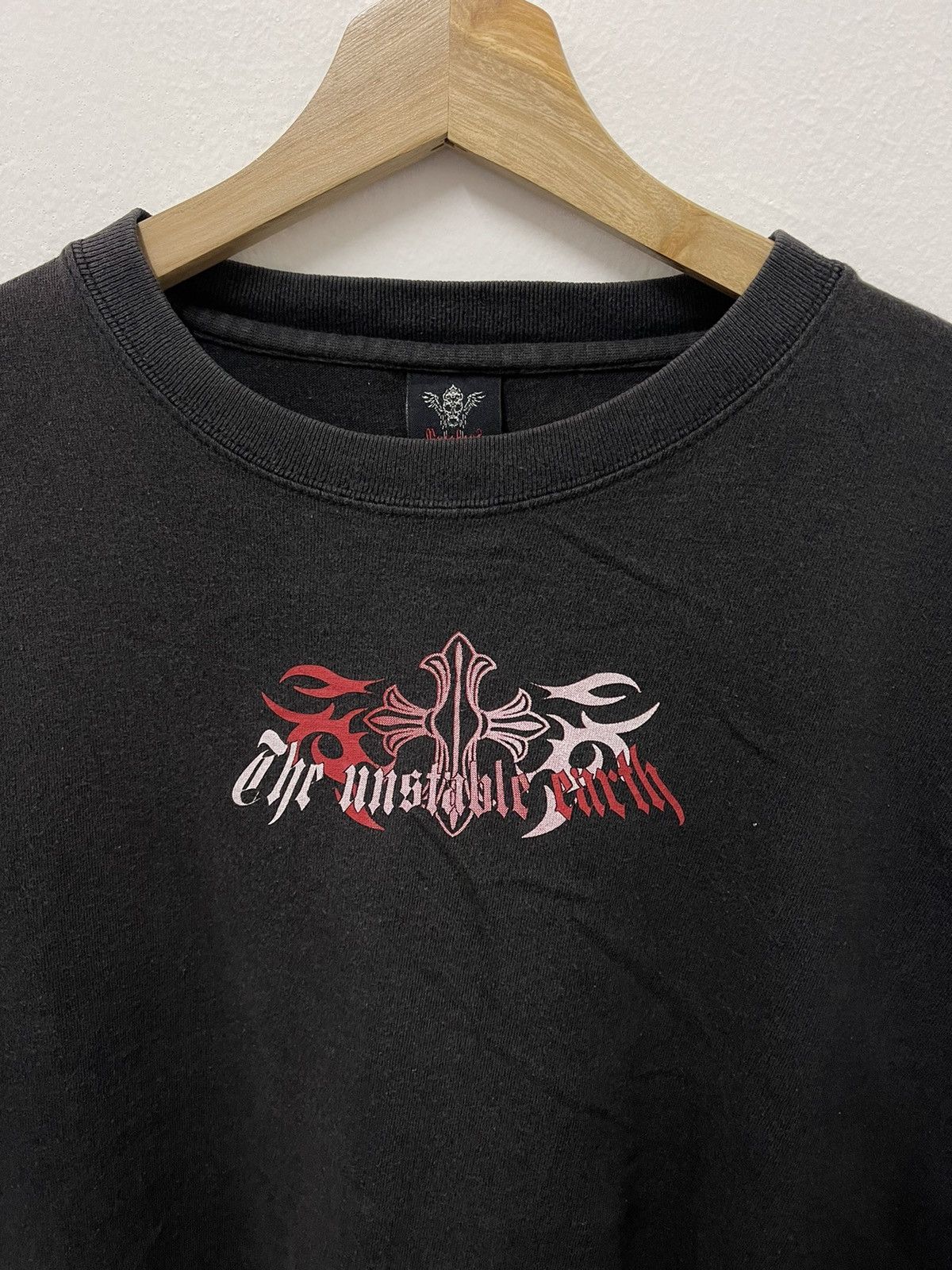 Japanese Brand × Vintage Vintage Soul Burning Tattoo Style Long Sleeve Size US L / EU 52-54 / 3 - 4 Thumbnail