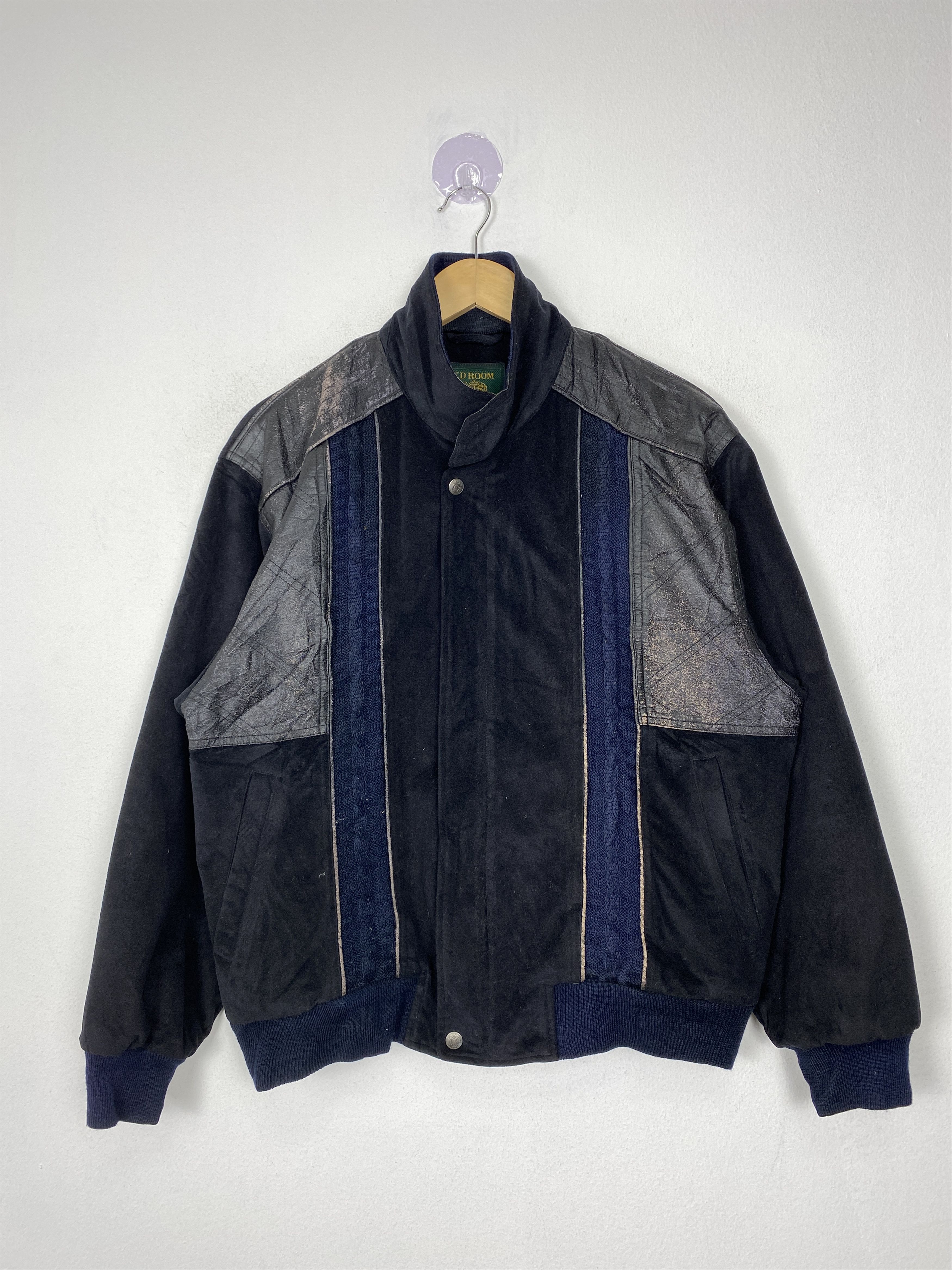 Japanese Brand Vintage KD Room Zip Up Bombers Jacket J1528 Size US M / EU 48-50 / 2 - 1 Thumbnail