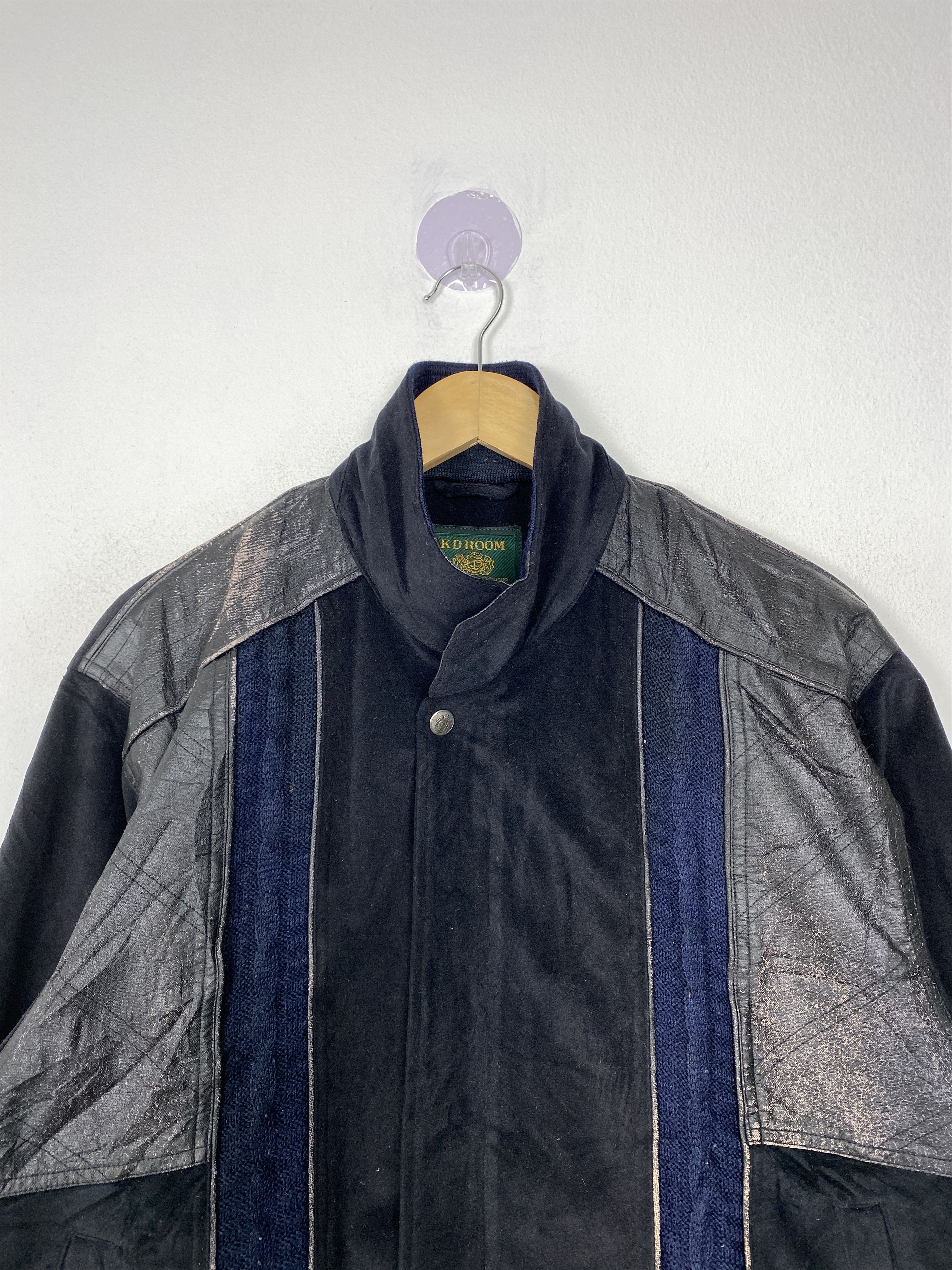 Japanese Brand Vintage KD Room Zip Up Bombers Jacket J1528 Size US M / EU 48-50 / 2 - 2 Thumbnail