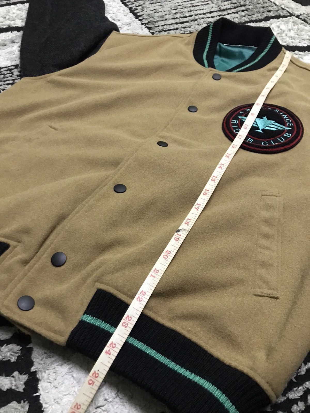 Japanese Brand Rider club brown wool varsity jacket Size US M / EU 48-50 / 2 - 10 Thumbnail