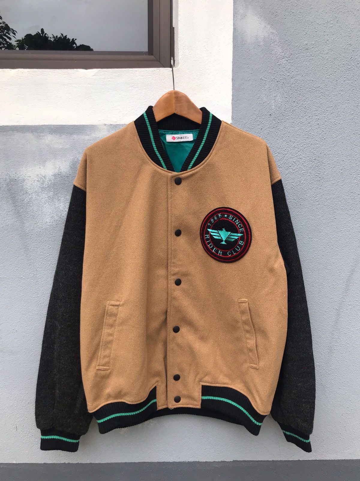Japanese Brand Rider club brown wool varsity jacket Size US M / EU 48-50 / 2 - 2 Thumbnail
