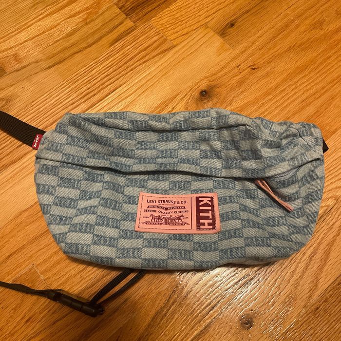 Levi's KITH X LEVI'S SALT BLEACH AOP CROSSBODY BAG LIGHT BLUE ...