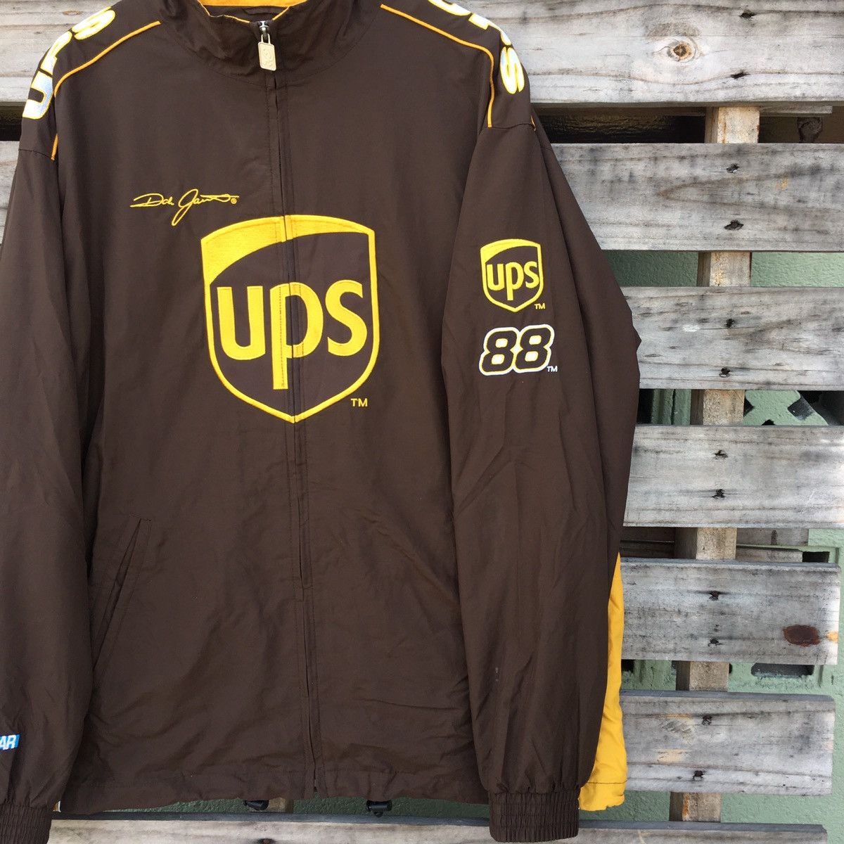 Chase Authentics Ups x Nascar x Jacket x Vintage Size US L / EU 52-54 / 3 - 3 Thumbnail
