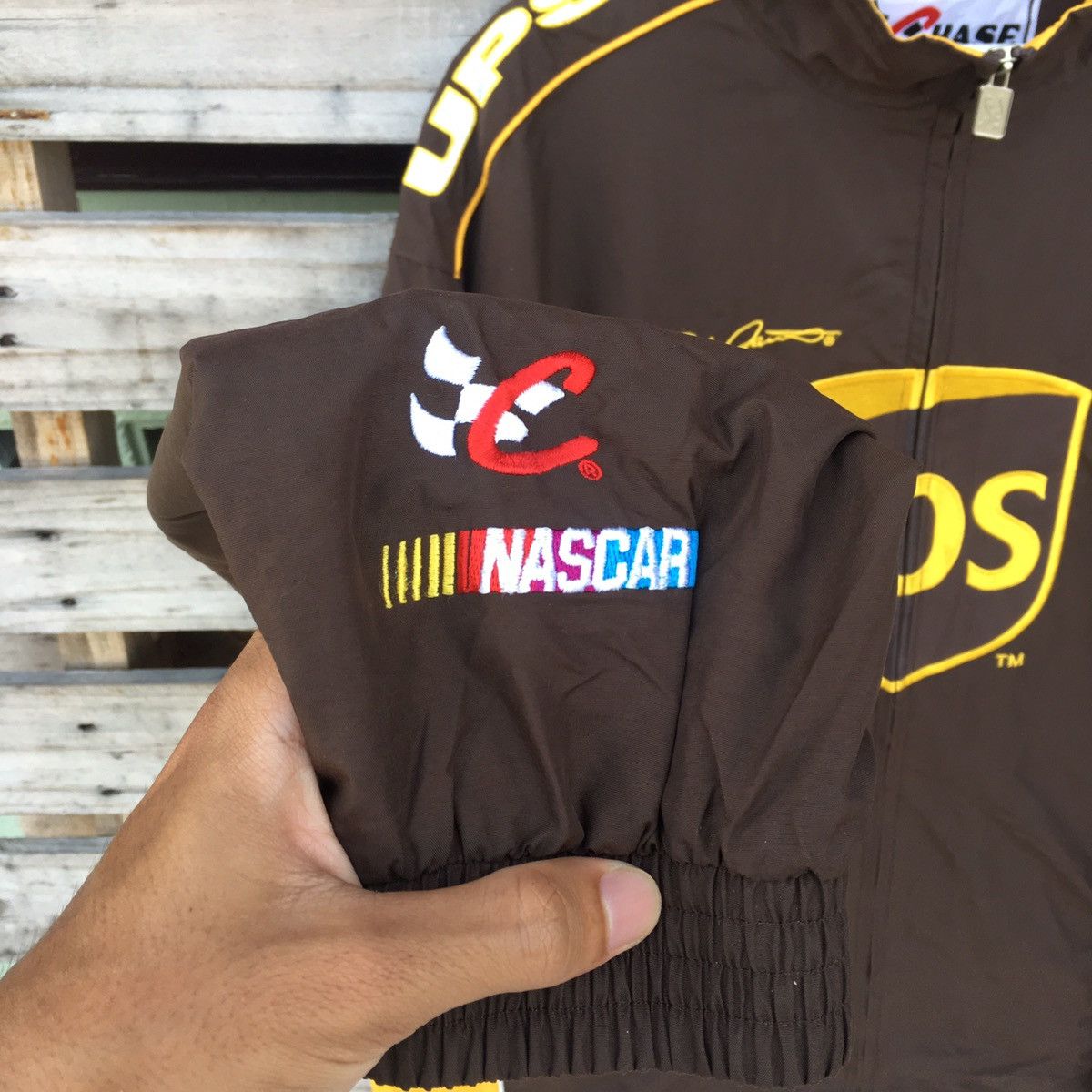Chase Authentics Ups x Nascar x Jacket x Vintage Size US L / EU 52-54 / 3 - 4 Thumbnail