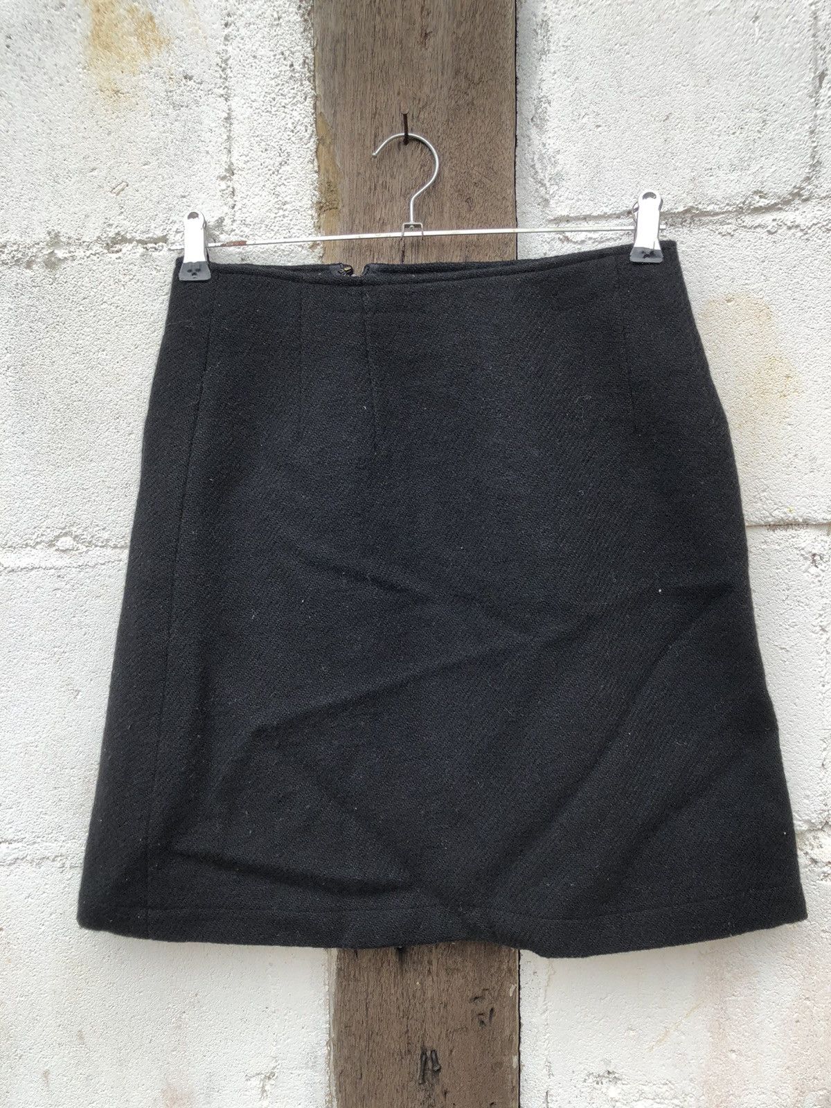 Comme des Garcons × Tricot Comme des Garcons 🔥Trompe L’oeil🔥Comme Des Garcon tricot Skirt wool Size 28" / US 6 / IT 42 - 3 Thumbnail