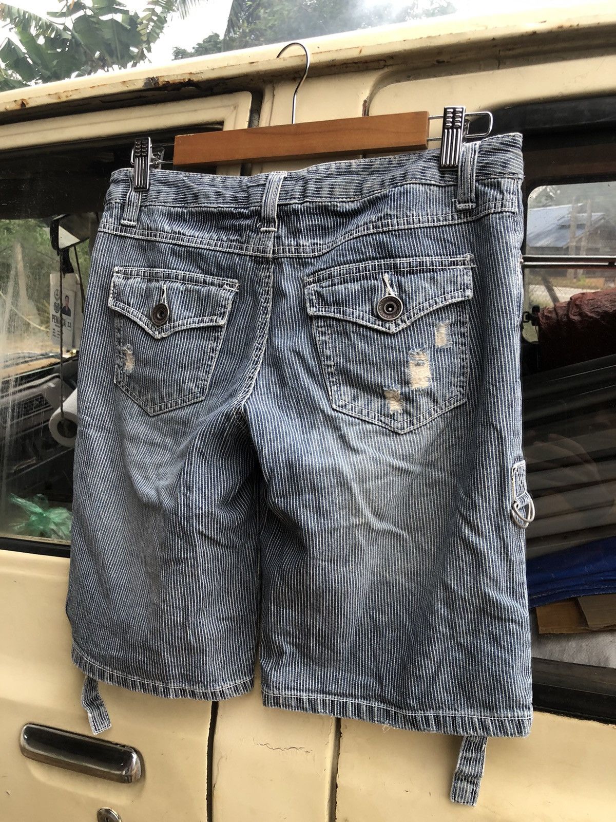 Japanese Brand Love refine Destress Shirt Pants Drawstring Size US 32 / EU 48 - 4 Thumbnail