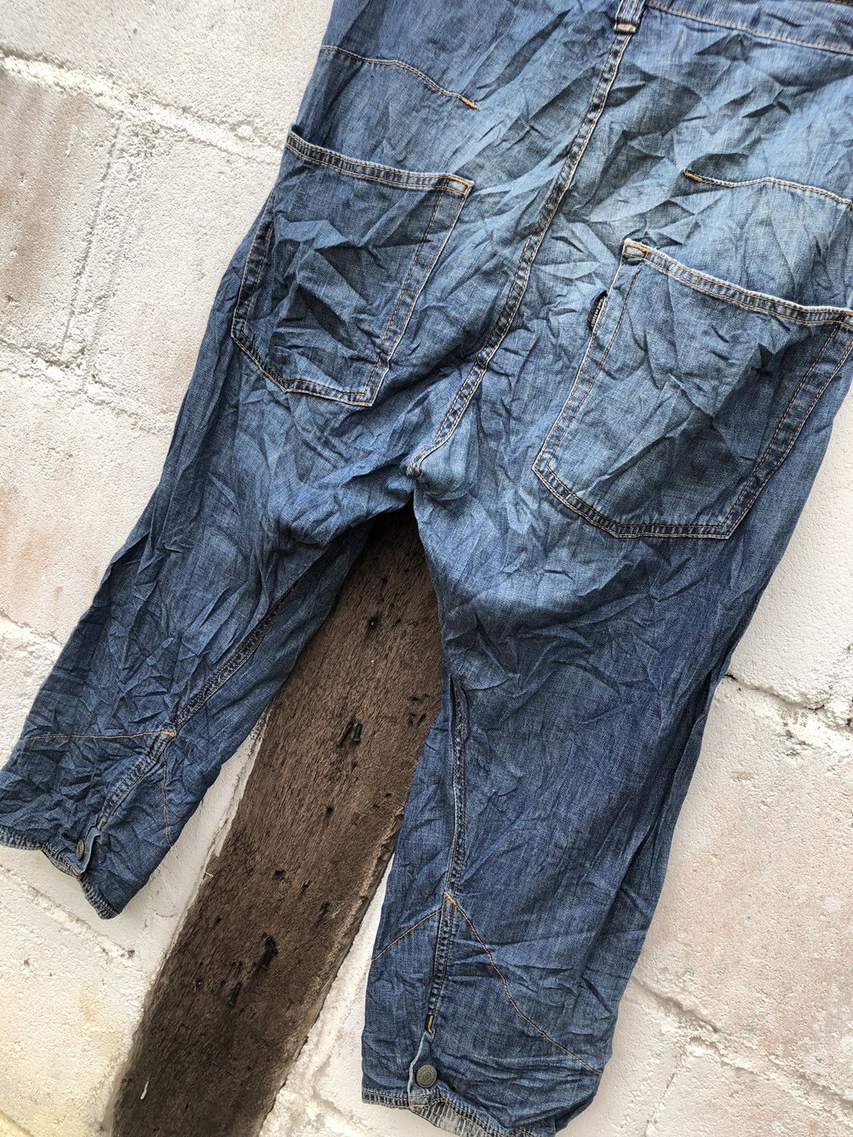 CABANE de ZUCCa × Zucca CABANE De Zucca Drop Cropped Jeans Size US 34 / EU 50 - 4 Thumbnail