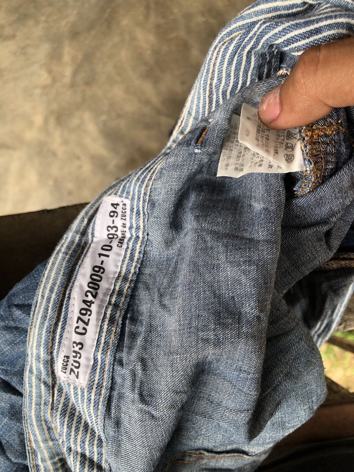 CABANE de ZUCCa × Zucca CABANE De Zucca Drop Cropped Jeans Size US 34 / EU 50 - 5 Thumbnail