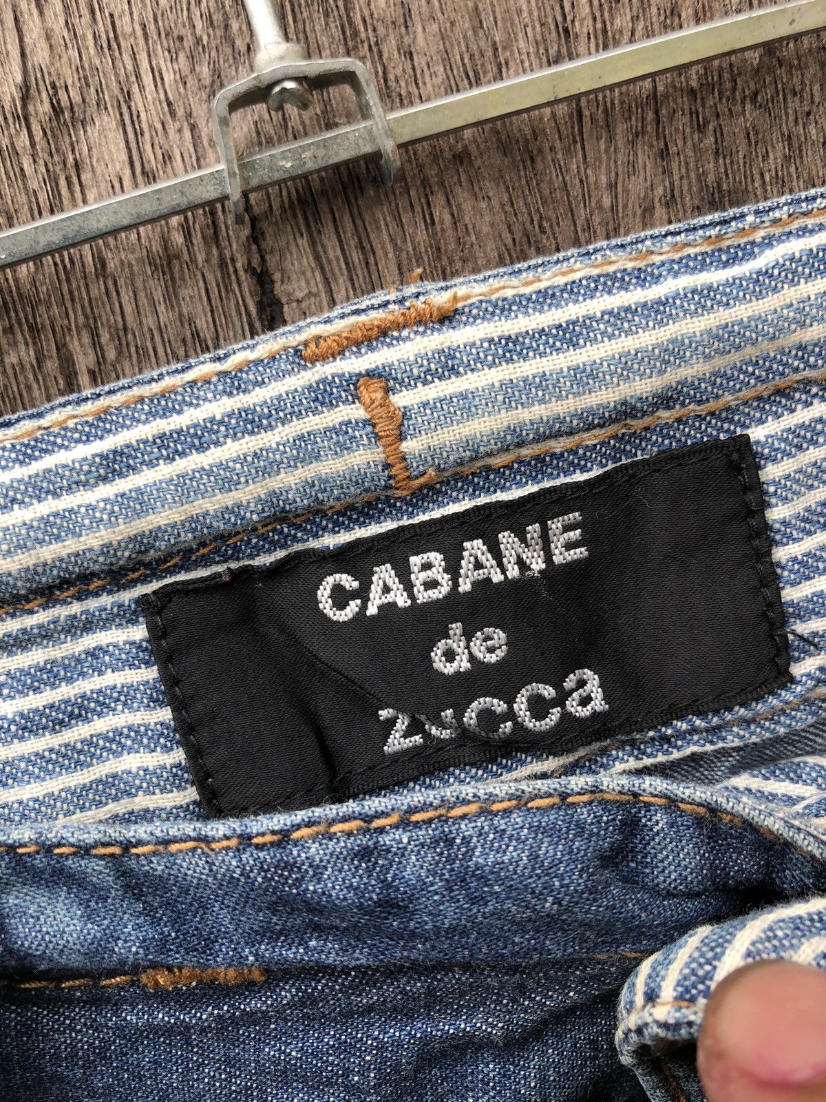 CABANE de ZUCCa × Zucca CABANE De Zucca Drop Cropped Jeans Size US 34 / EU 50 - 3 Thumbnail
