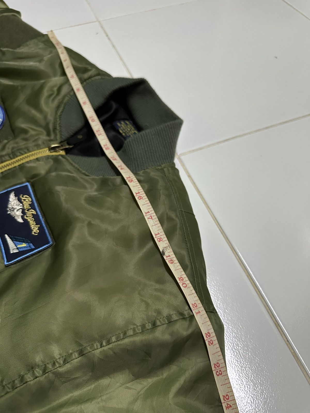 Vintage Blue impulse 50th anniversary flight jacket Size US XXL / EU 58 / 5 - 7 Thumbnail