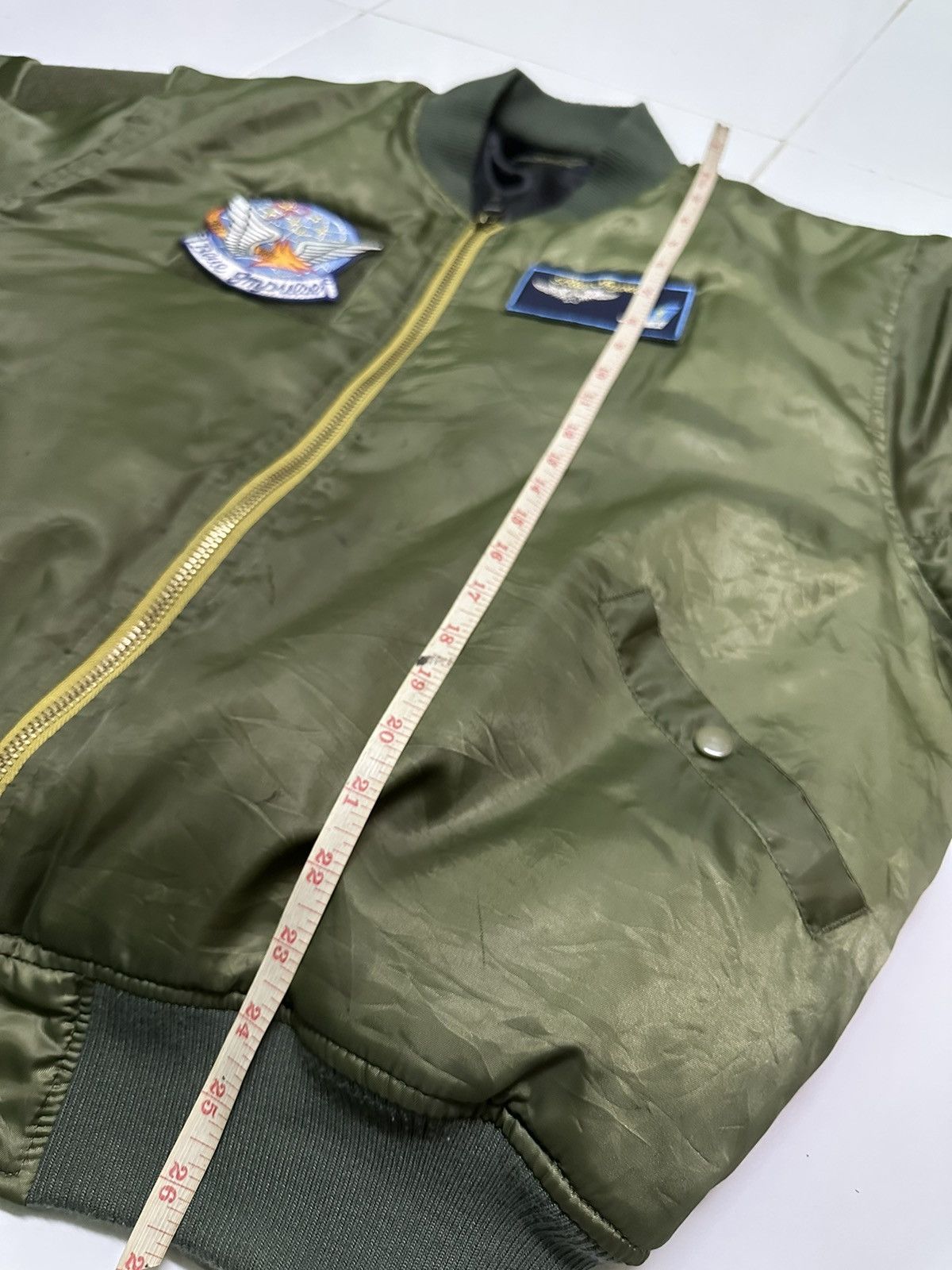 Vintage Blue impulse 50th anniversary flight jacket Size US XXL / EU 58 / 5 - 6 Thumbnail