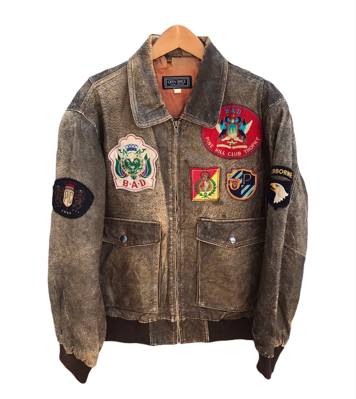 Vintage 🔥Rare flight jacket with patches Size US M / EU 48-50 / 2 - 3 Thumbnail