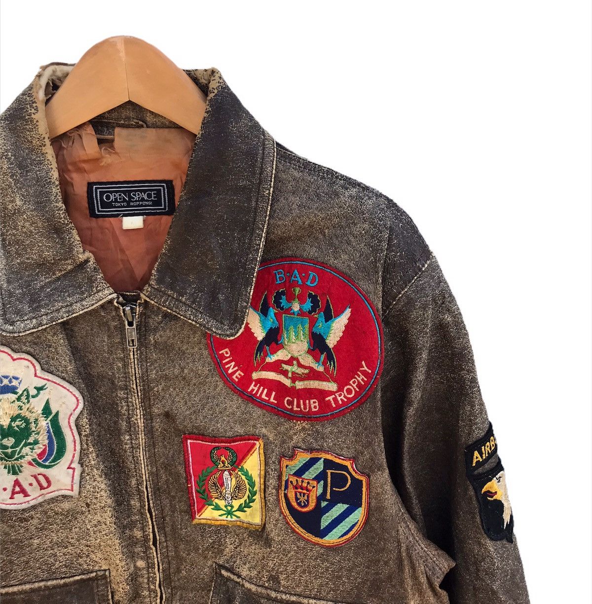 Vintage 🔥Rare flight jacket with patches Size US M / EU 48-50 / 2 - 2 Thumbnail