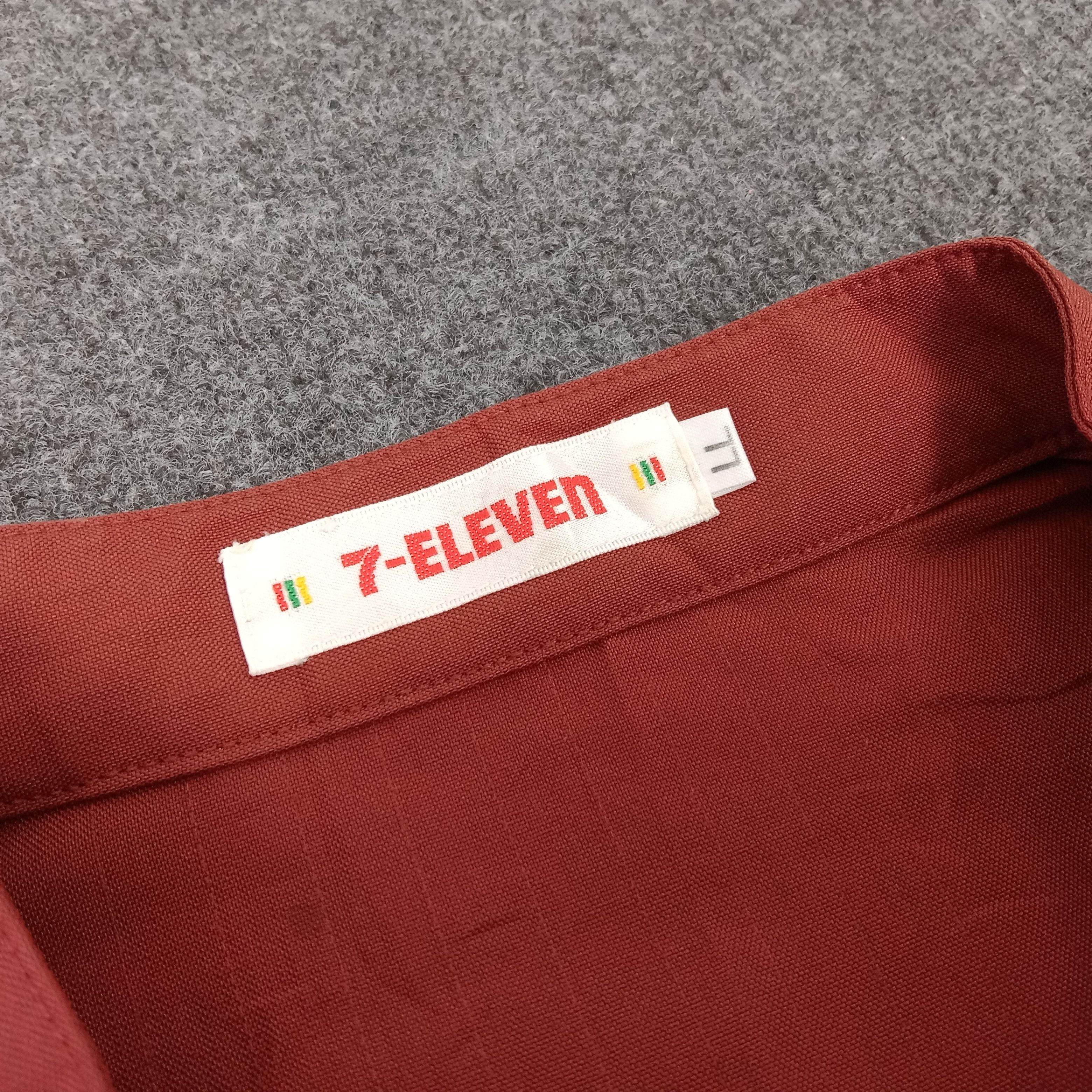 Japanese Brand × Vintage 7 Eleven Japanese Brand Uniform Worker Shirt Jacket Size US L / EU 52-54 / 3 - 6 Thumbnail
