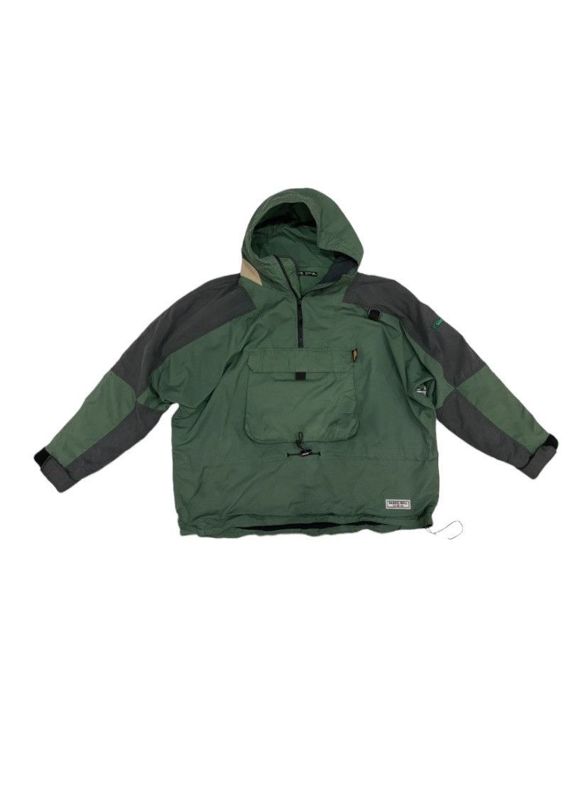 image of Outdoor Life x Vintage 90’S Barrel Roll U.s.a Kangroo Pocket Jacket in Green, Men's (Size XL)
