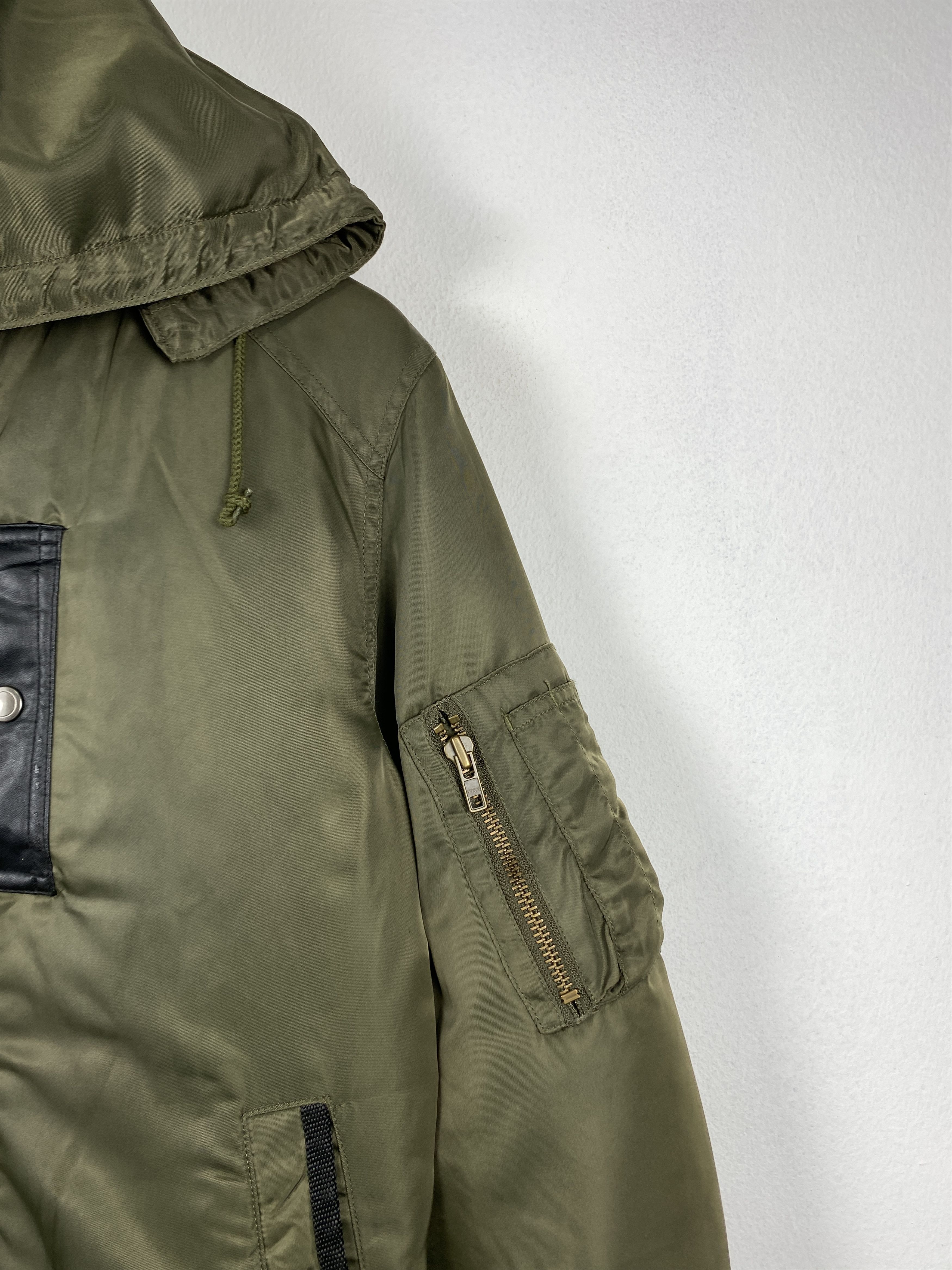 Japanese Brand Vintage Back Number Hoodie Bombers Jacket J1302 Size US S / EU 44-46 / 1 - 3 Thumbnail