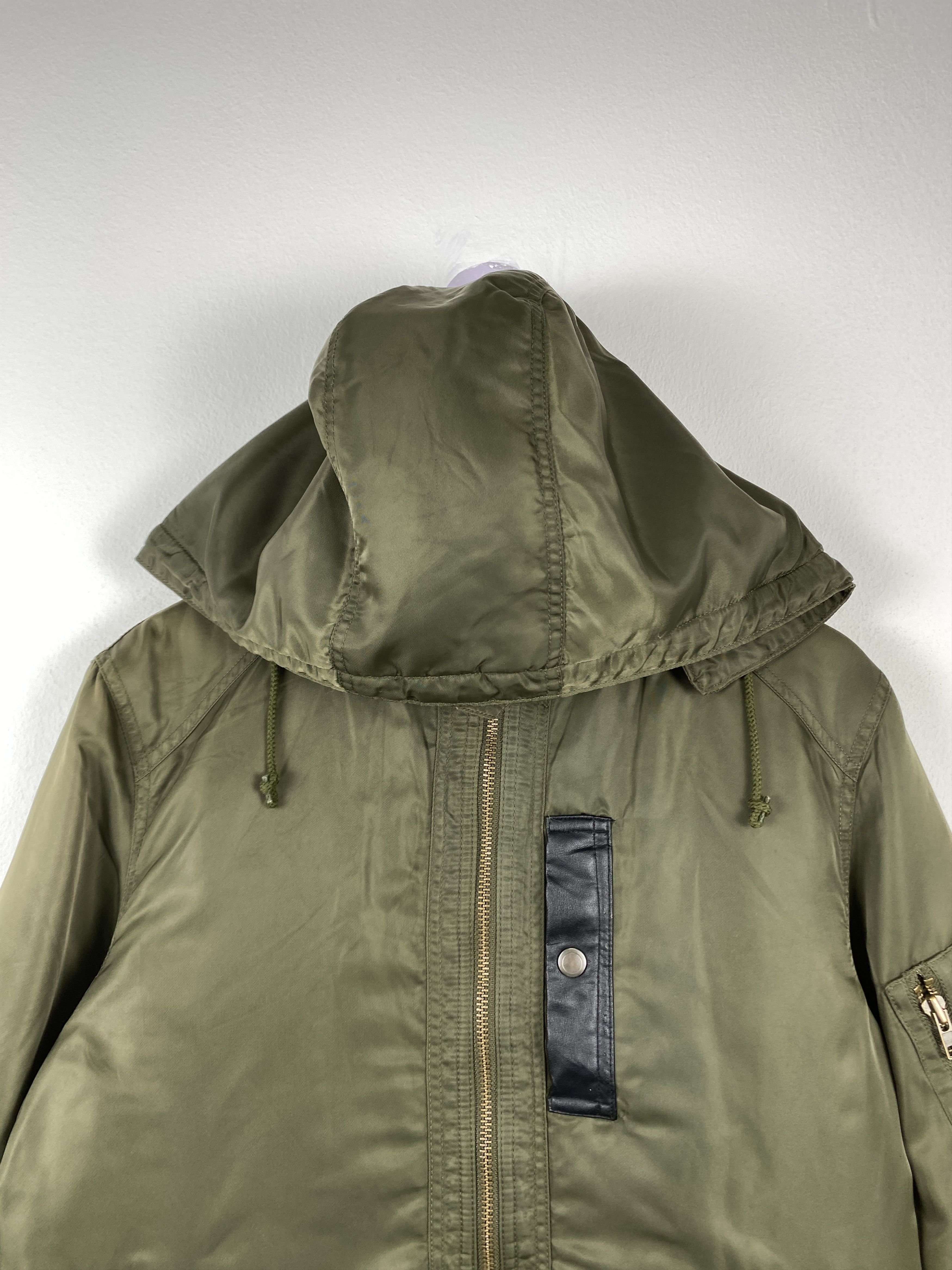 Japanese Brand Vintage Back Number Hoodie Bombers Jacket J1302 Size US S / EU 44-46 / 1 - 2 Thumbnail