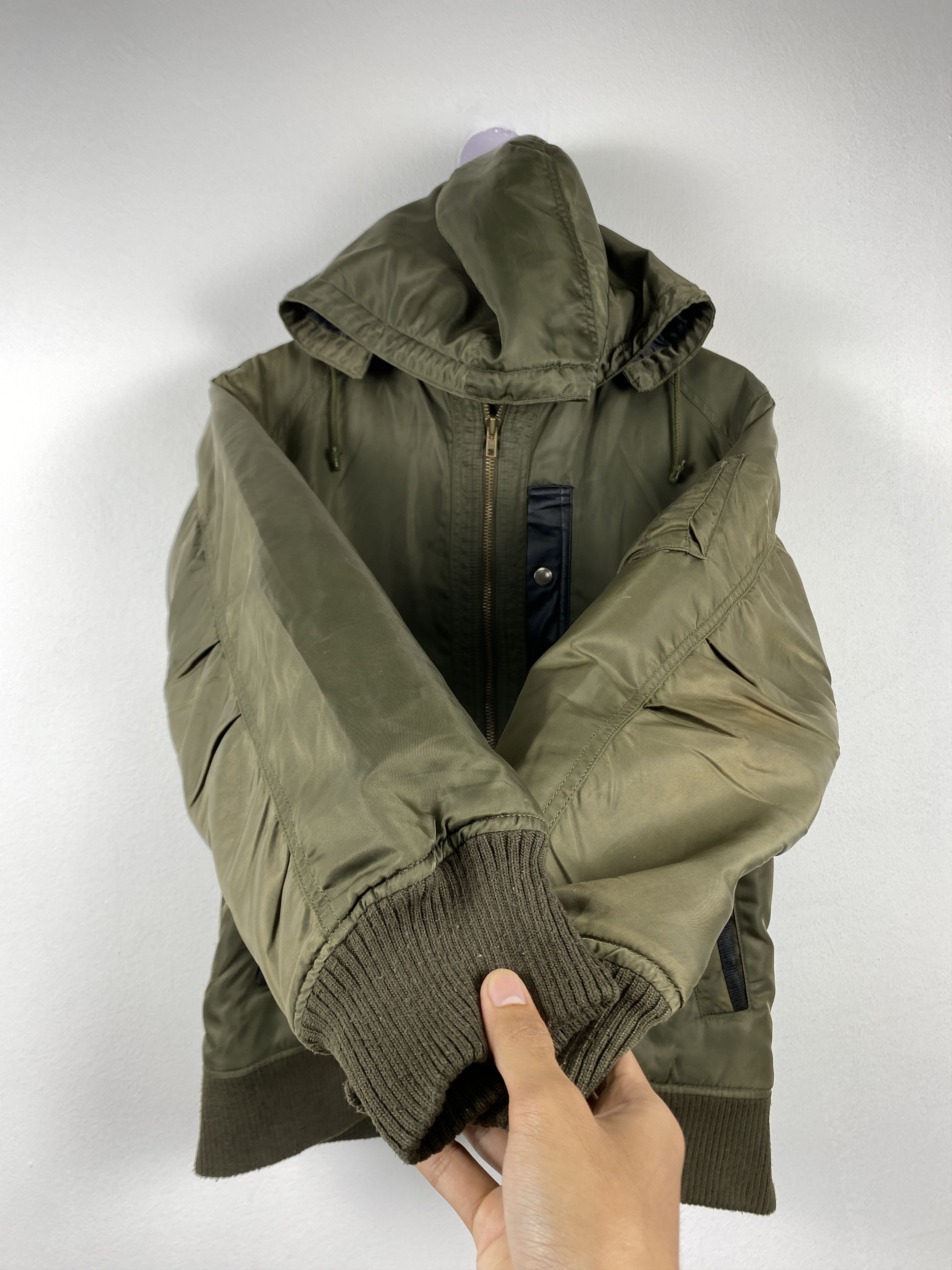 Japanese Brand Vintage Back Number Hoodie Bombers Jacket J1302 Size US S / EU 44-46 / 1 - 8 Thumbnail