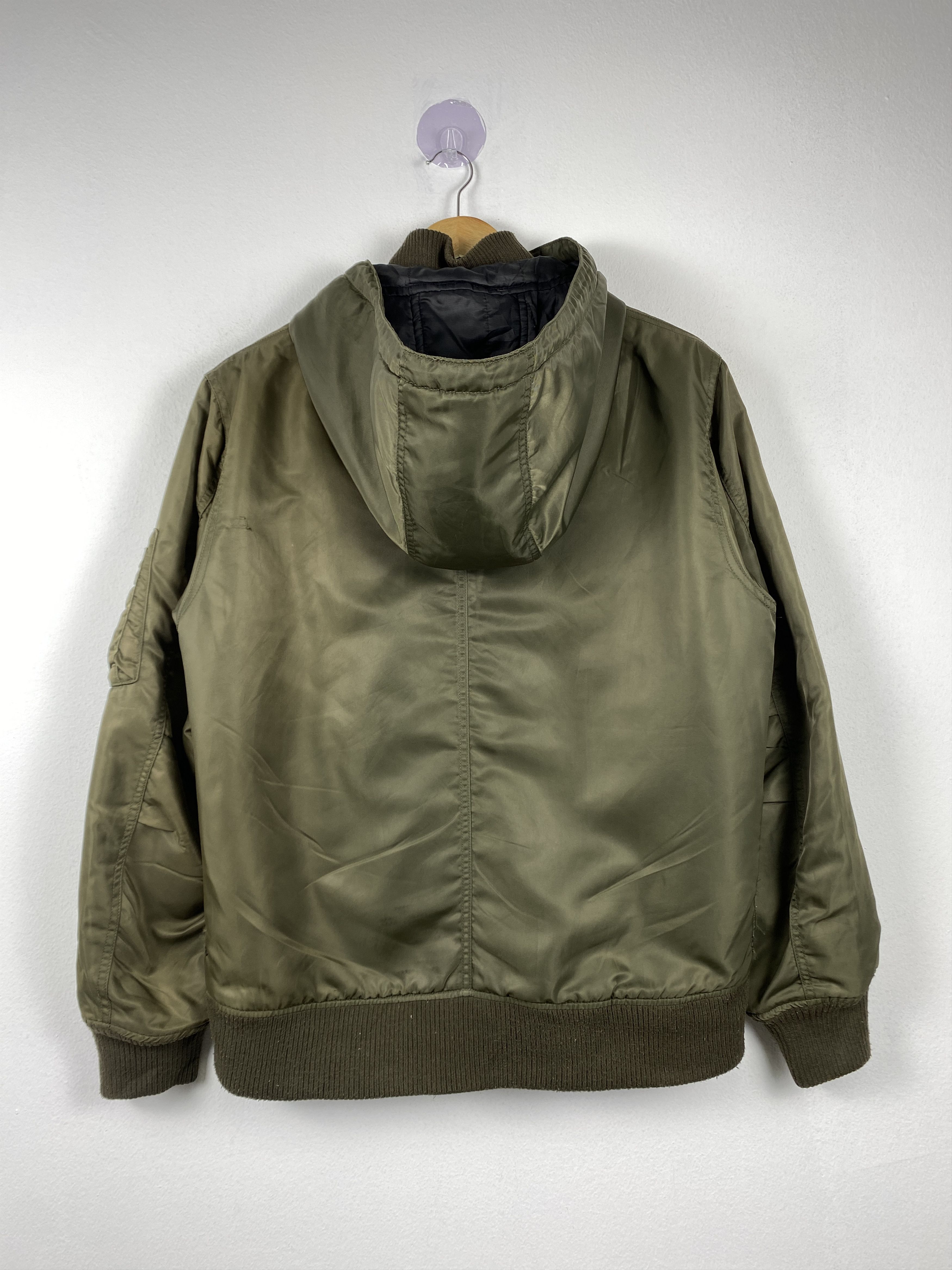 Japanese Brand Vintage Back Number Hoodie Bombers Jacket J1302 Size US S / EU 44-46 / 1 - 9 Thumbnail