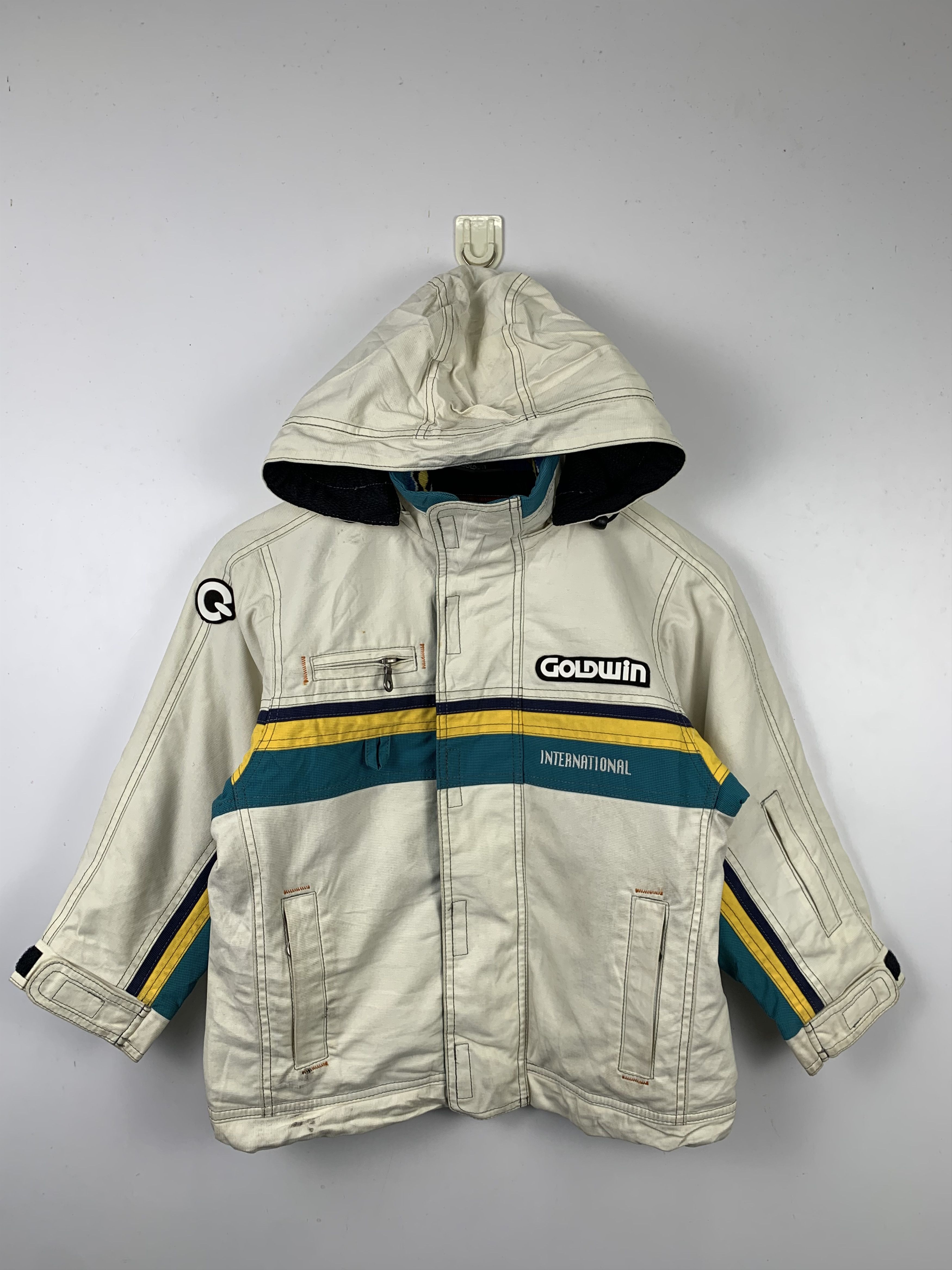 Goldwin Vintage GOLDWIN Ski Hoodie Multi Pocket Jacket J0458 Size US S / EU 44-46 / 1 - 1 Thumbnail