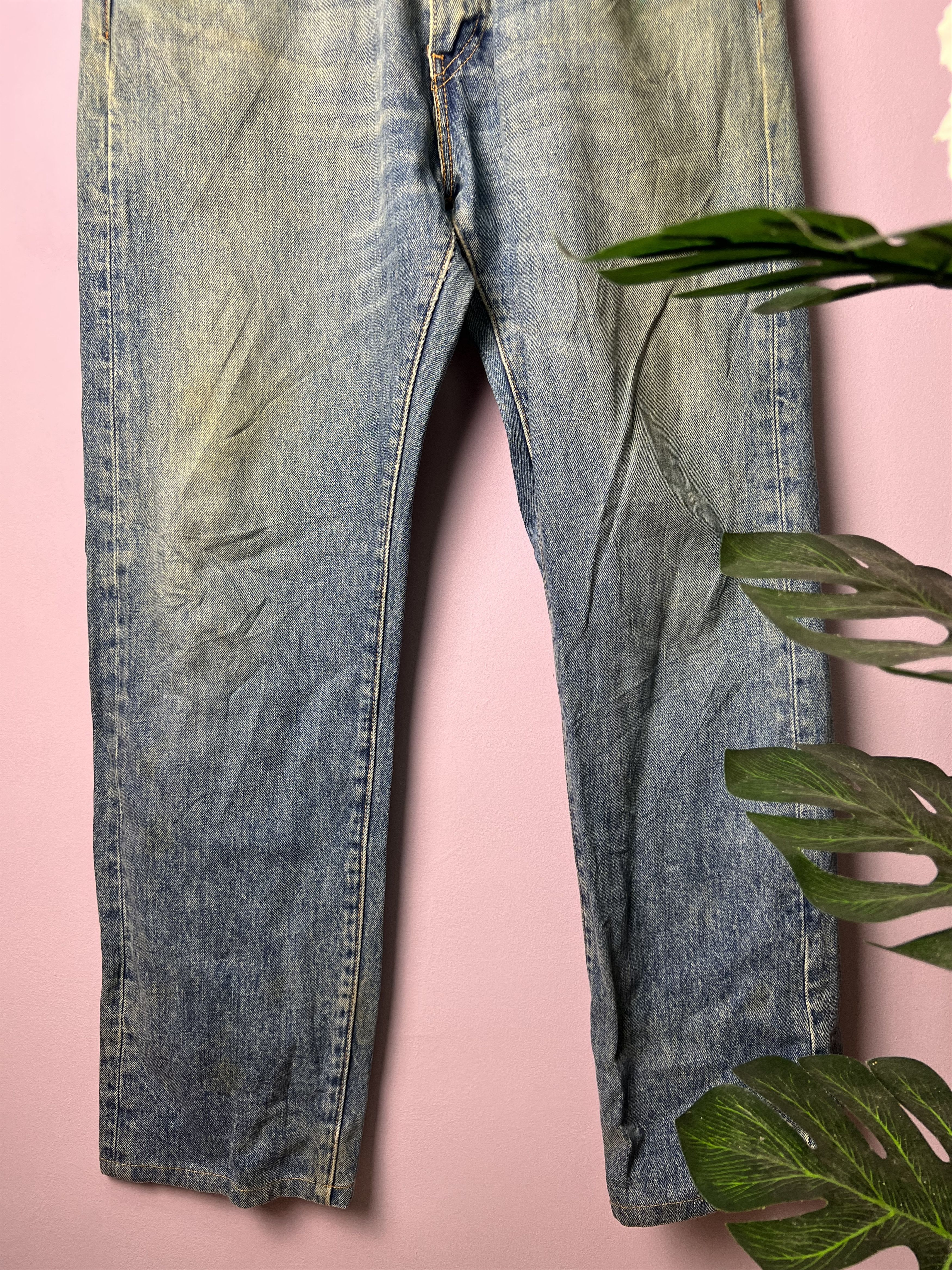 Levi's 🔥Rare Vintage Levi’s White Oak Distressed Denim Size US 35 - 8 Thumbnail