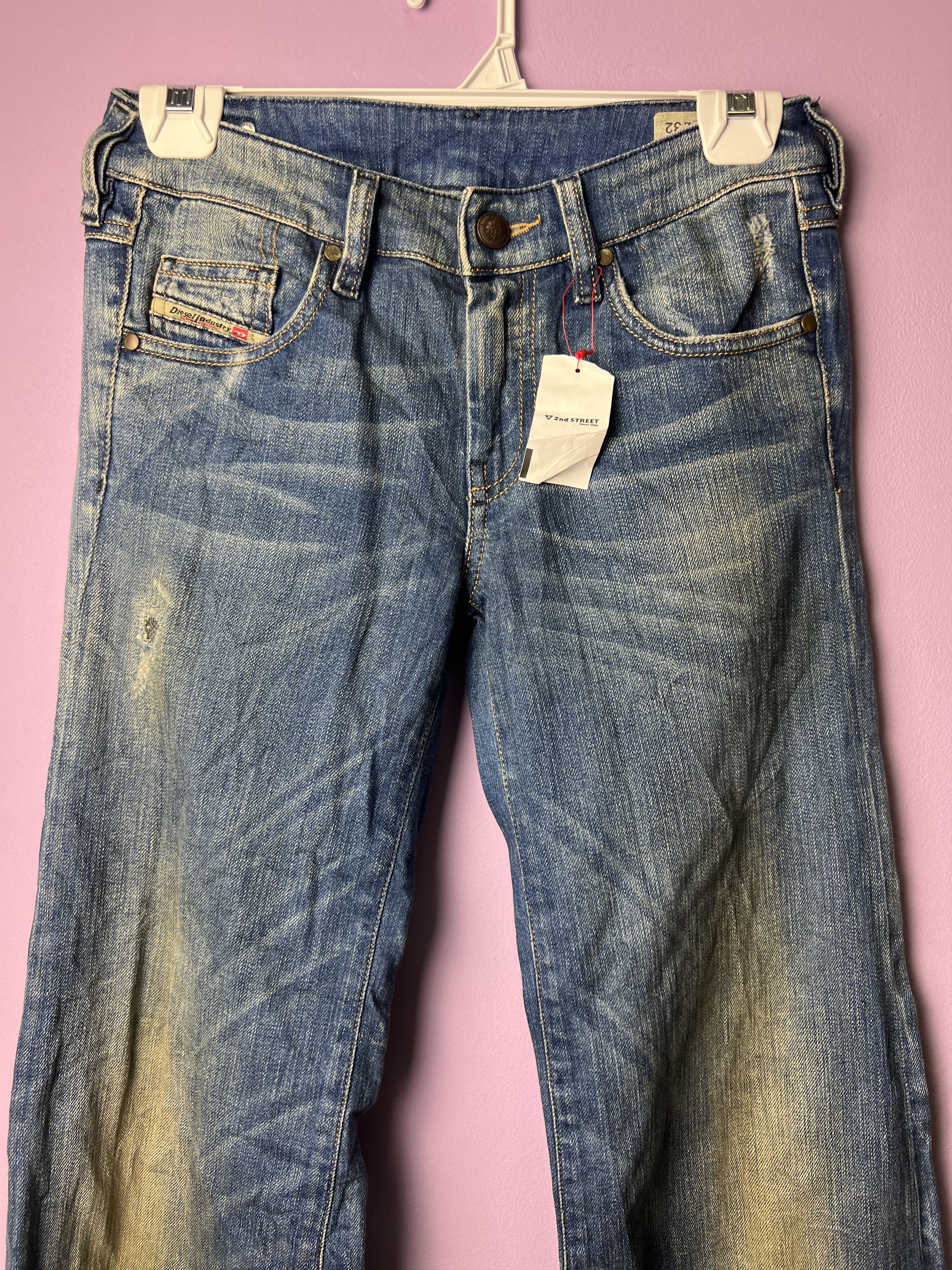 Diesel 🔥Vintage Diesel Distressed Denim Size 27" / US 4 / IT 40 - 9 Thumbnail