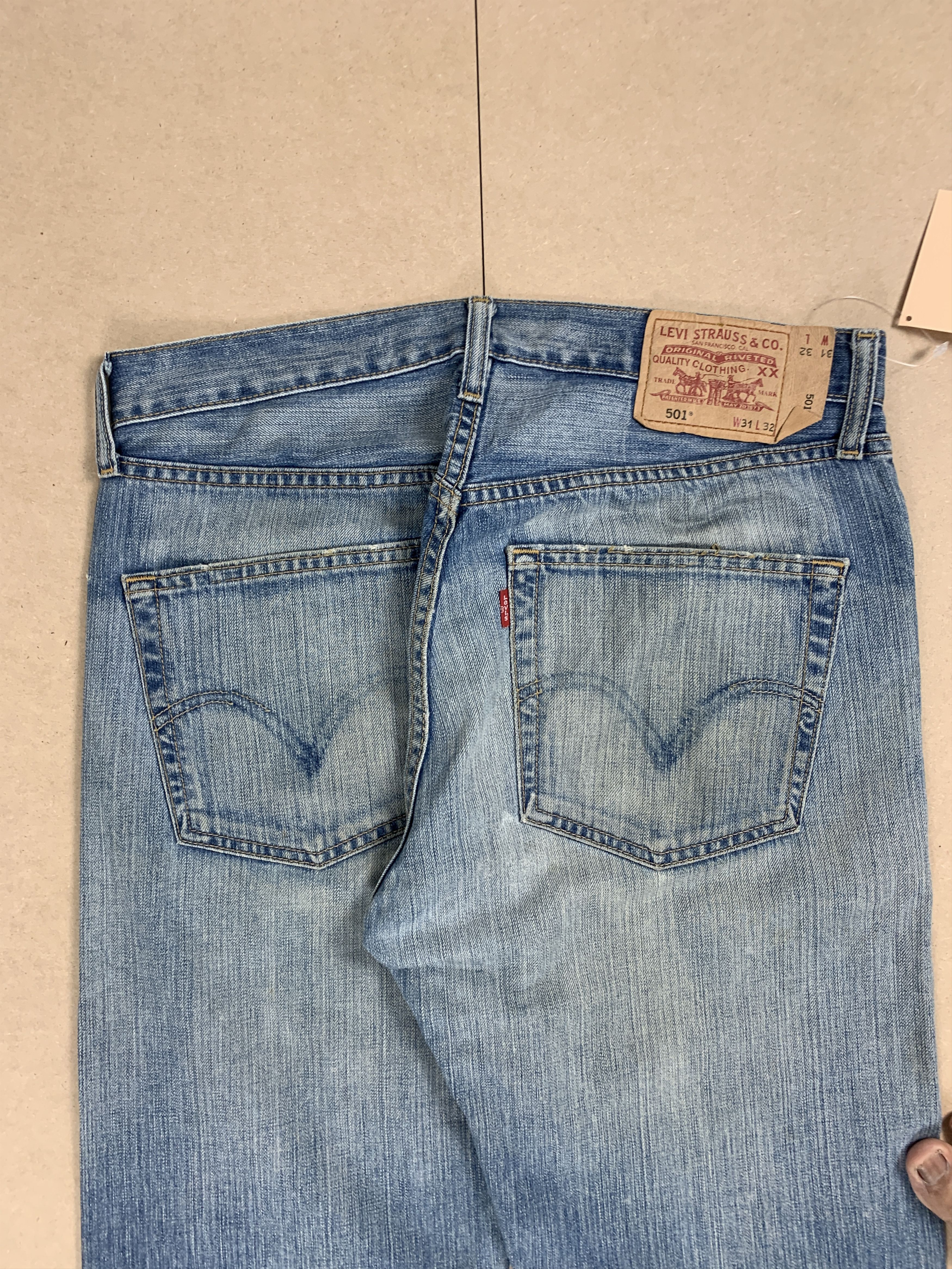 Levi's Vintage 90s LEVI'S 501 Faded Straight Jeans P0065 Size US 32 / EU 48 - 8 Thumbnail