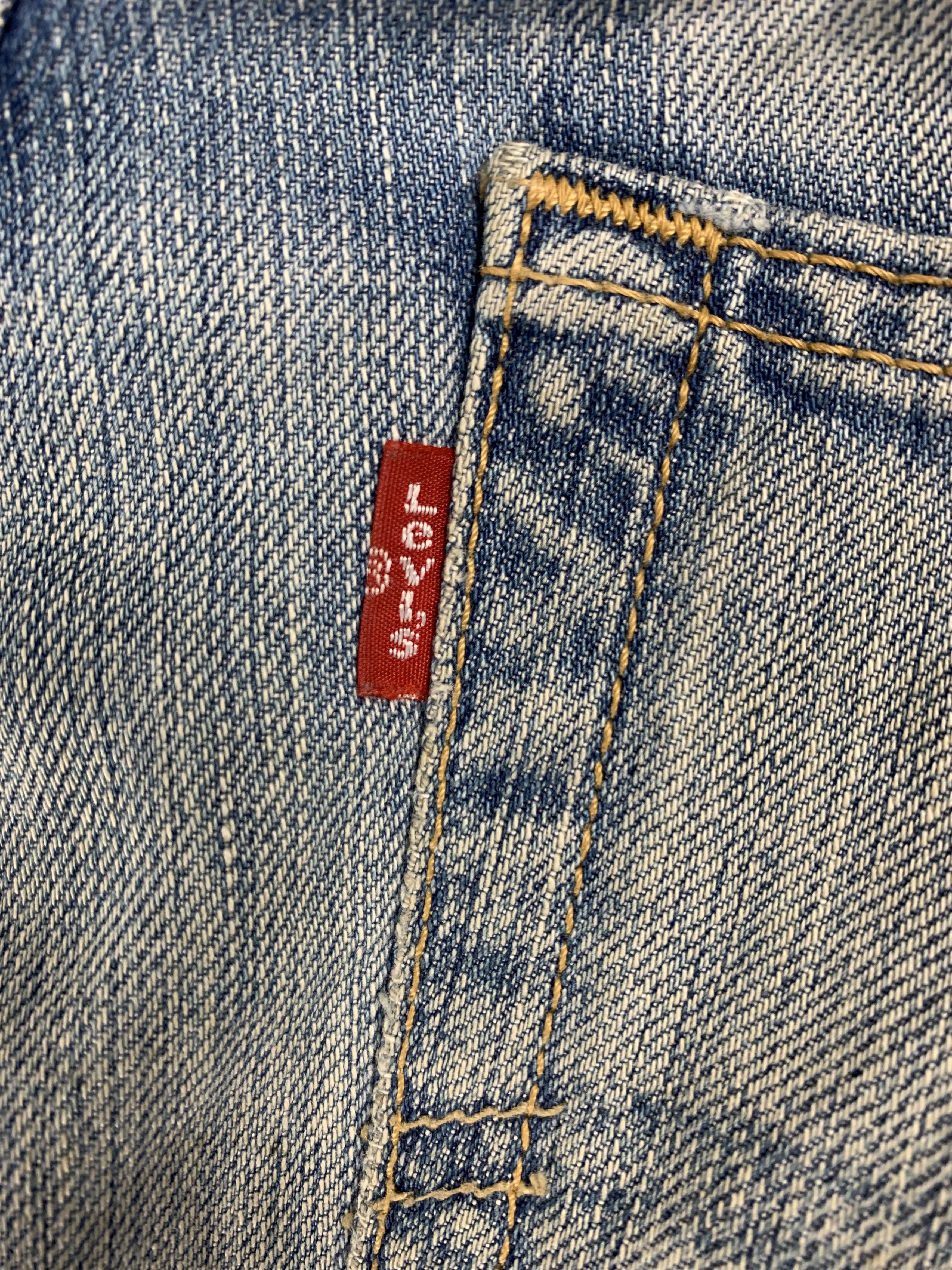 Levi's Vintage 90s LEVI'S 501 Faded Straight Jeans P0065 Size US 32 / EU 48 - 11 Thumbnail