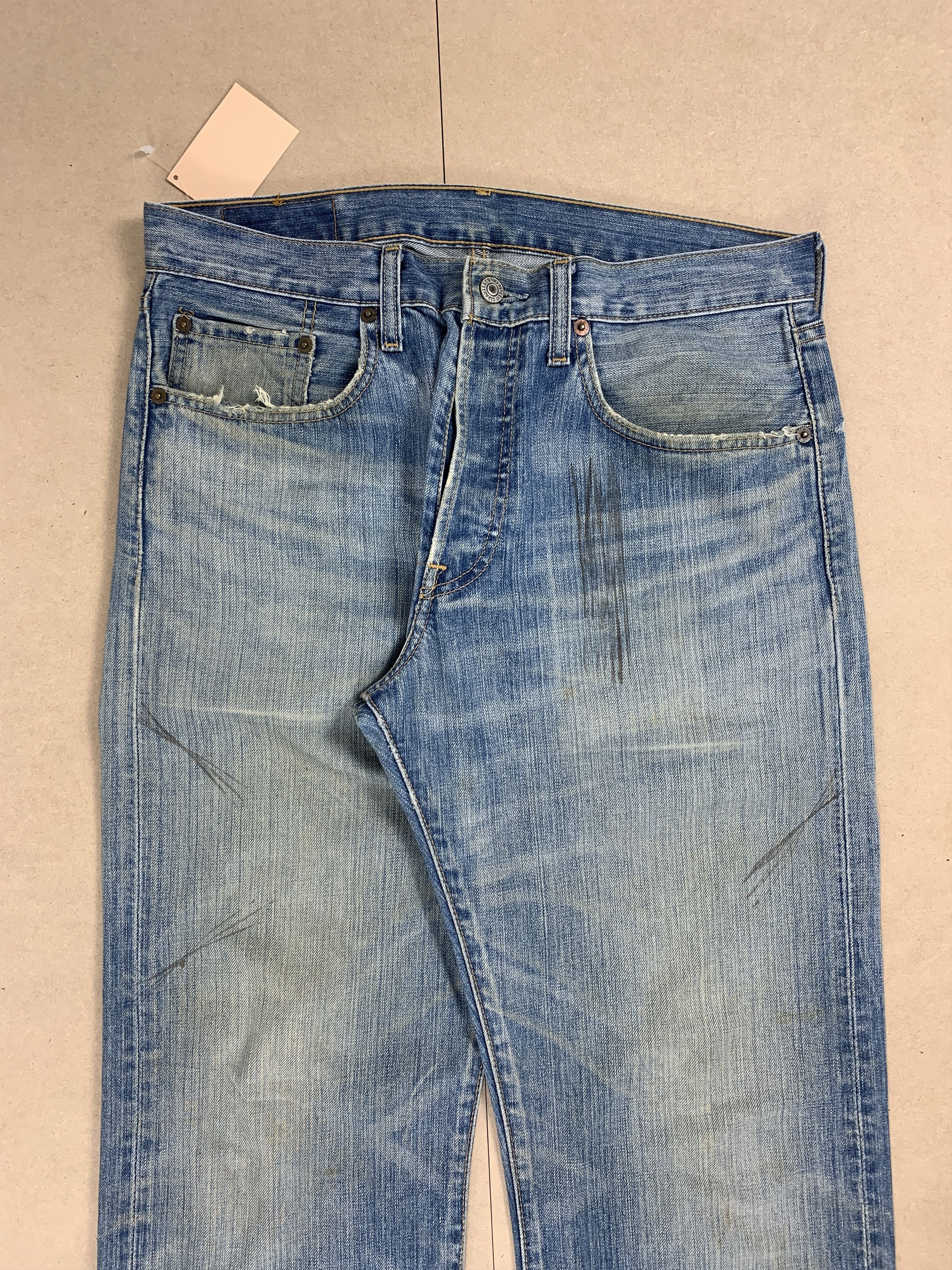 Levi's Vintage 90s LEVI'S 501 Faded Straight Jeans P0065 Size US 32 / EU 48 - 3 Thumbnail